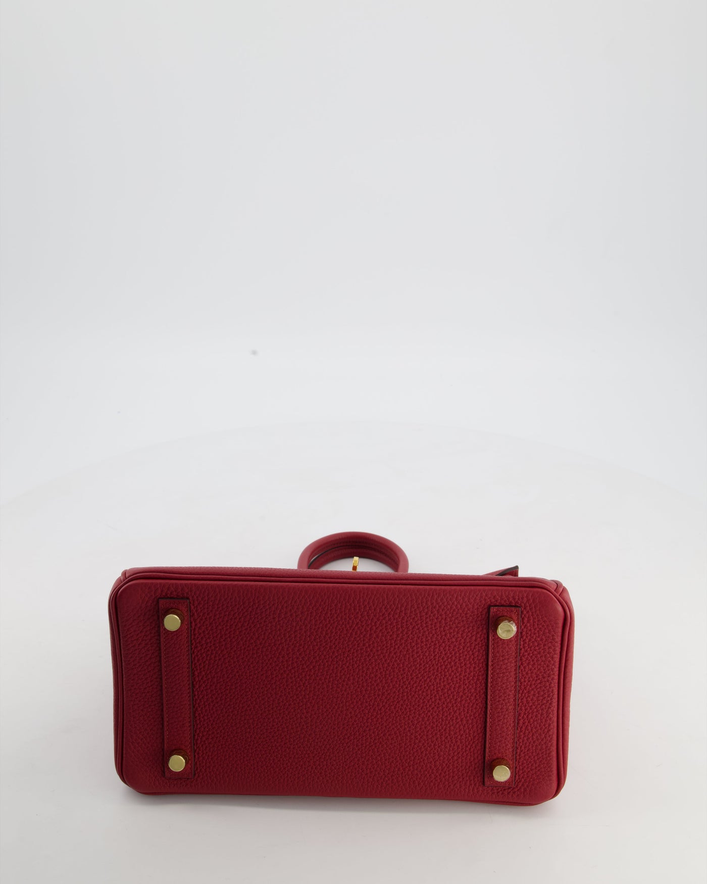 Hermes Birkin 25 Retourne Bag in Rouge Grenat Togo Leather with Gold Hardware - Product Image 20