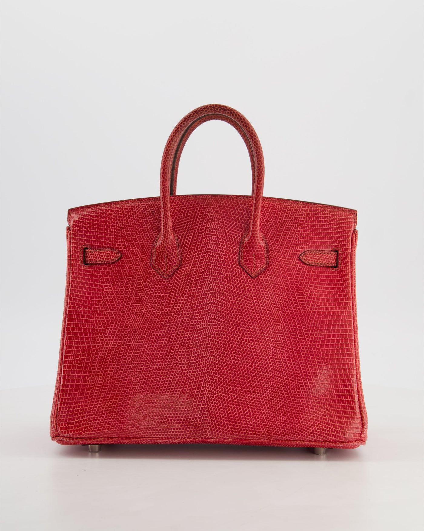 *HOT* Hermes Birkin 25 Verso Retourne Bag in Bougainvillea Lizard Niloticus Leather, Rose Shocking Interior with Palladium Hardware - Product Image 6