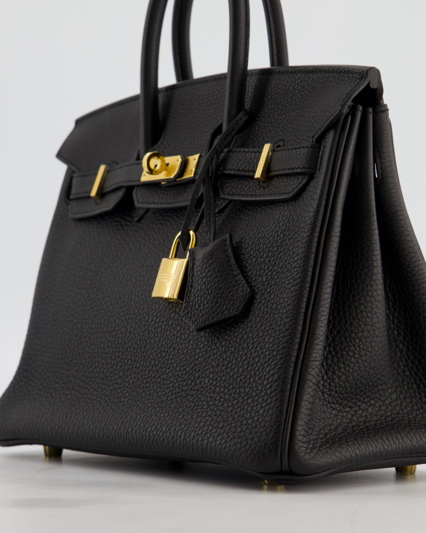 *HOT* Hermes Birkin 25 Retourne Bag in Noir Togo Leather with Gold Hardware - Product Image 11