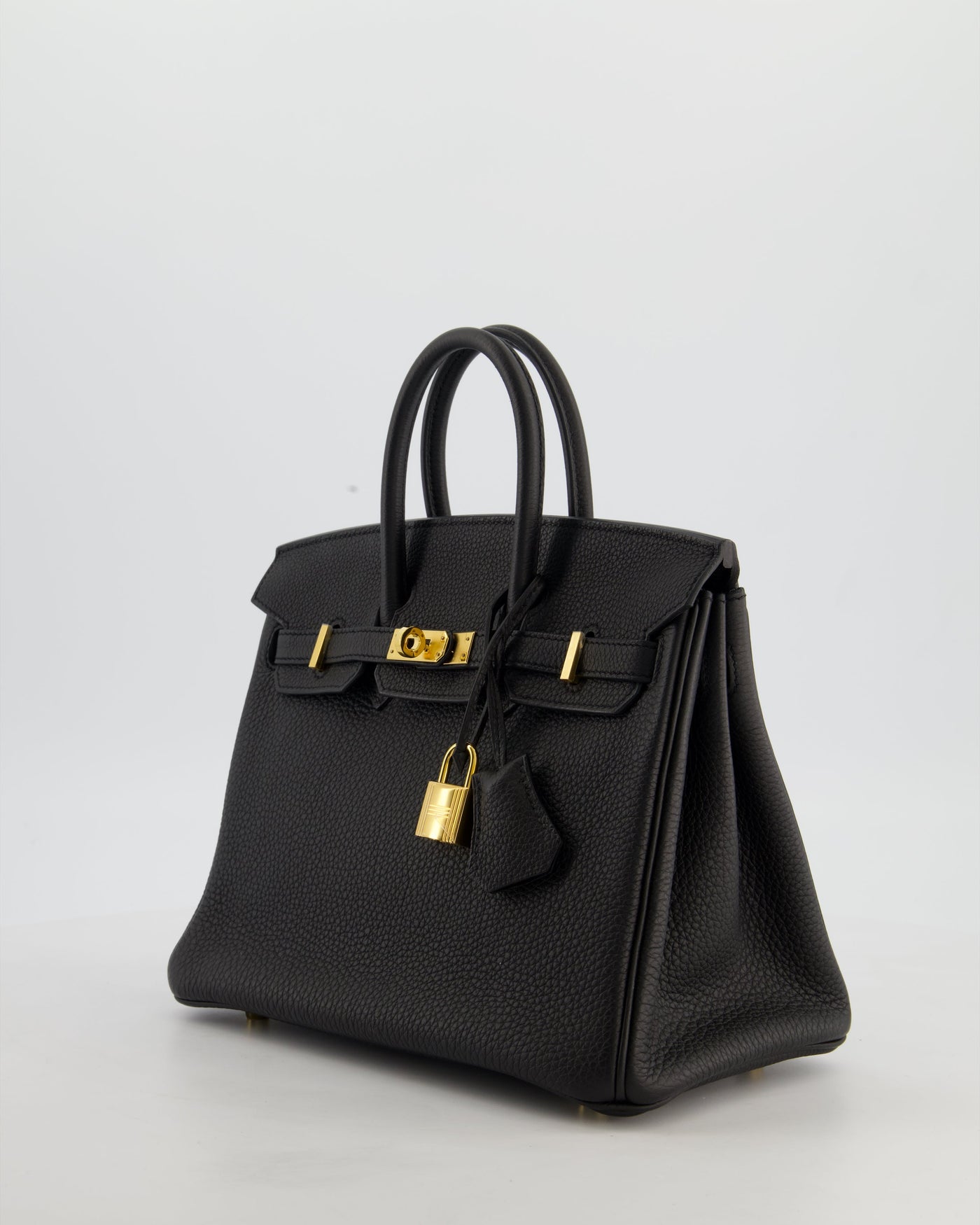 *HOT* Hermes Birkin 25 Retourne Bag in Noir Togo Leather with Gold Hardware - Product Image 9