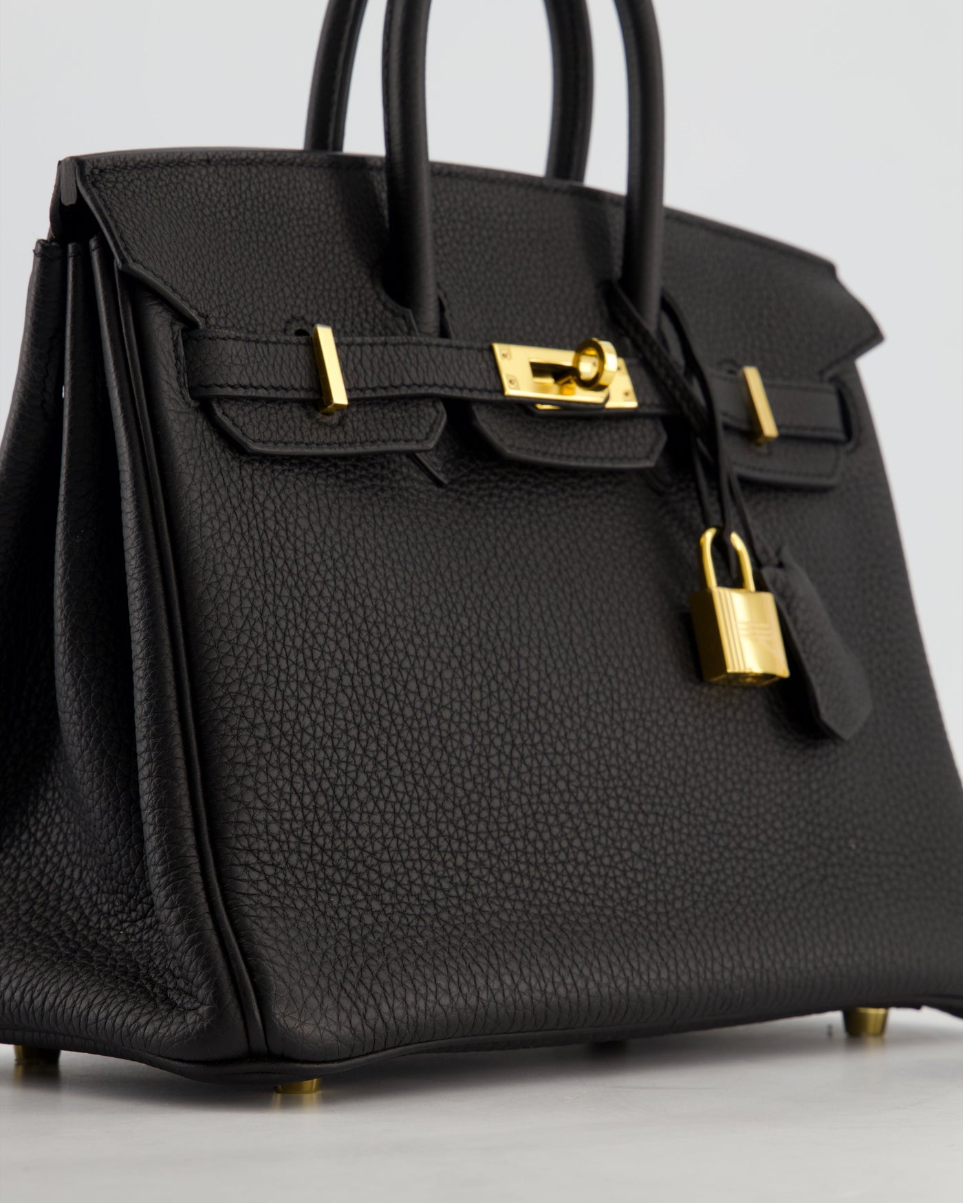 *HOT* Hermes Birkin 25 Retourne Bag in Noir Togo Leather with Gold Hardware - Product Image 10