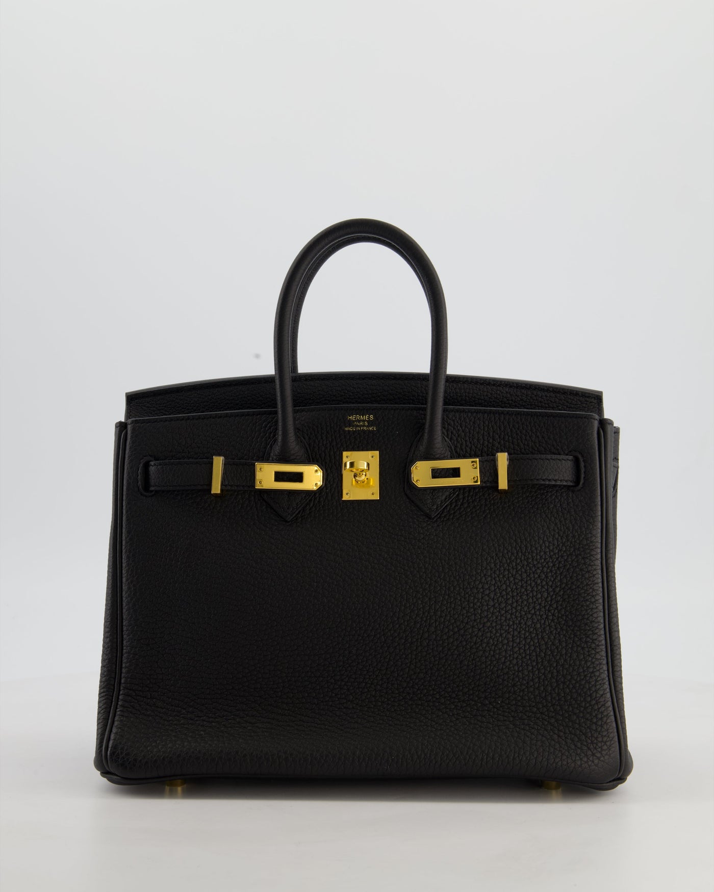 *HOT* Hermes Birkin 25 Retourne Bag in Noir Togo Leather with Gold Hardware - Product Image 21