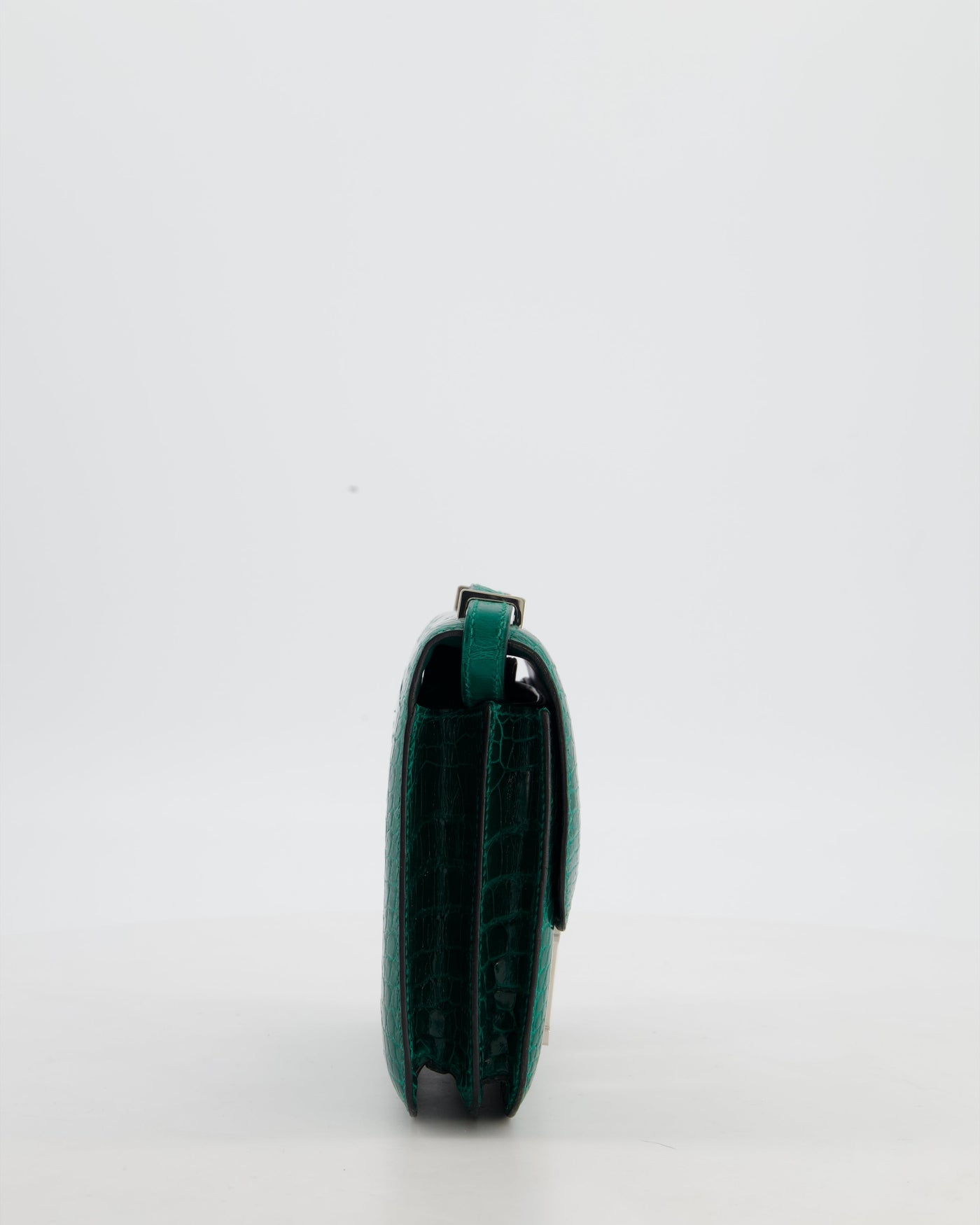 *HOT* Hermes Constance 18 Bag in Vert Bosphore Crocodile Porosus with Palladium Hardware - Product Image 3
