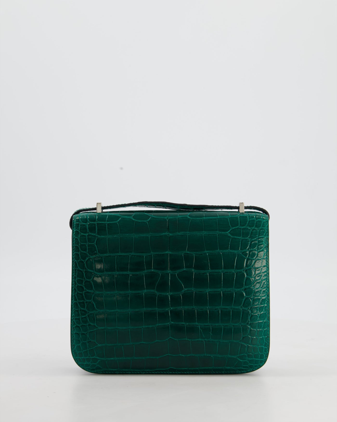 *HOT* Hermes Constance 18 Bag in Vert Bosphore Crocodile Porosus with Palladium Hardware - Product Image 5