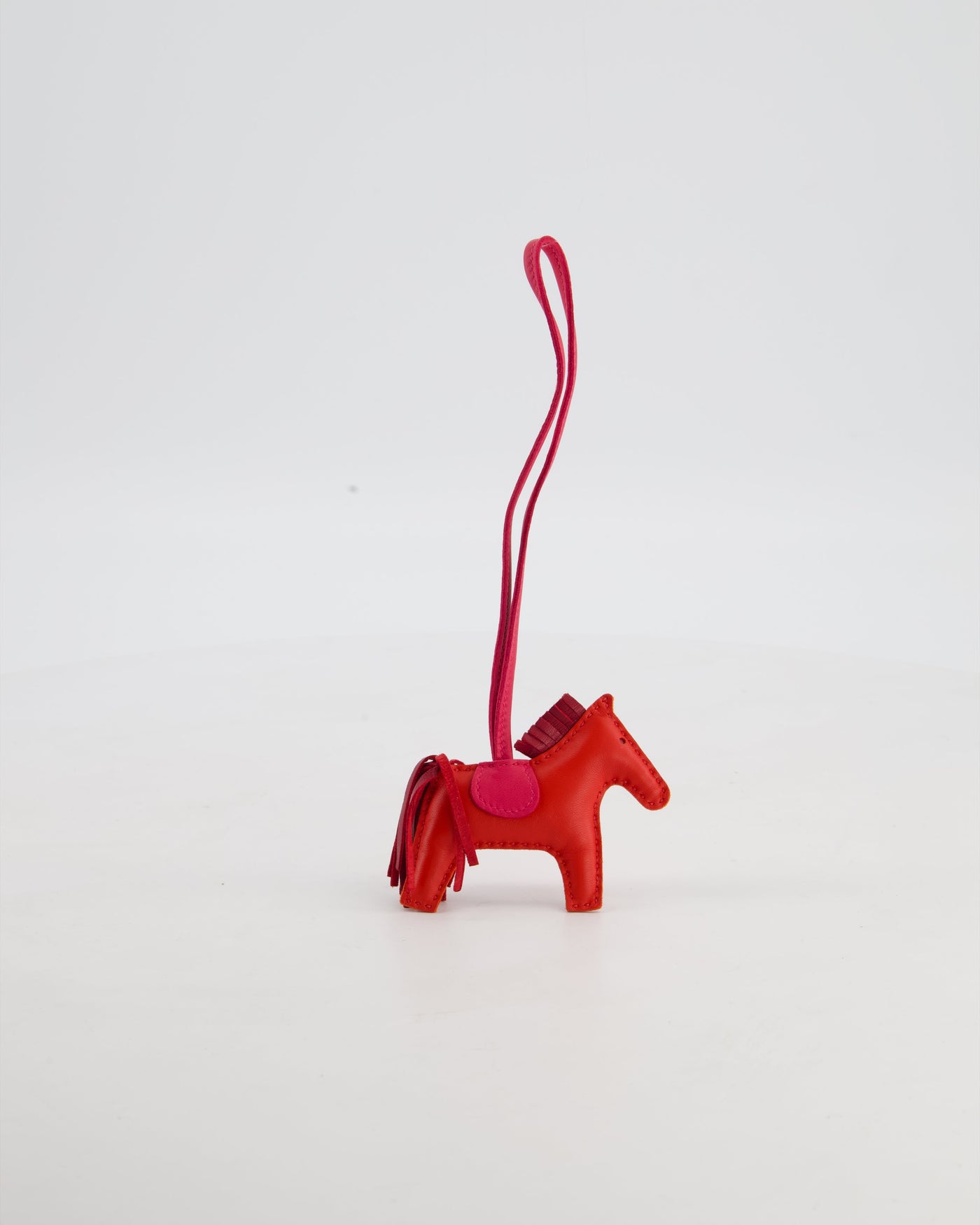 Hermes Rose Jaipur Rodeo in Leather PM Rodeo Bag Charm - Product Image 5