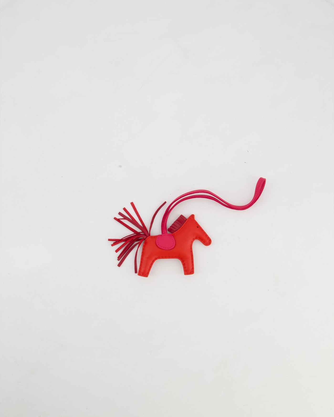 Hermes Rose Jaipur Rodeo in Leather PM Rodeo Bag Charm - Product Image 2
