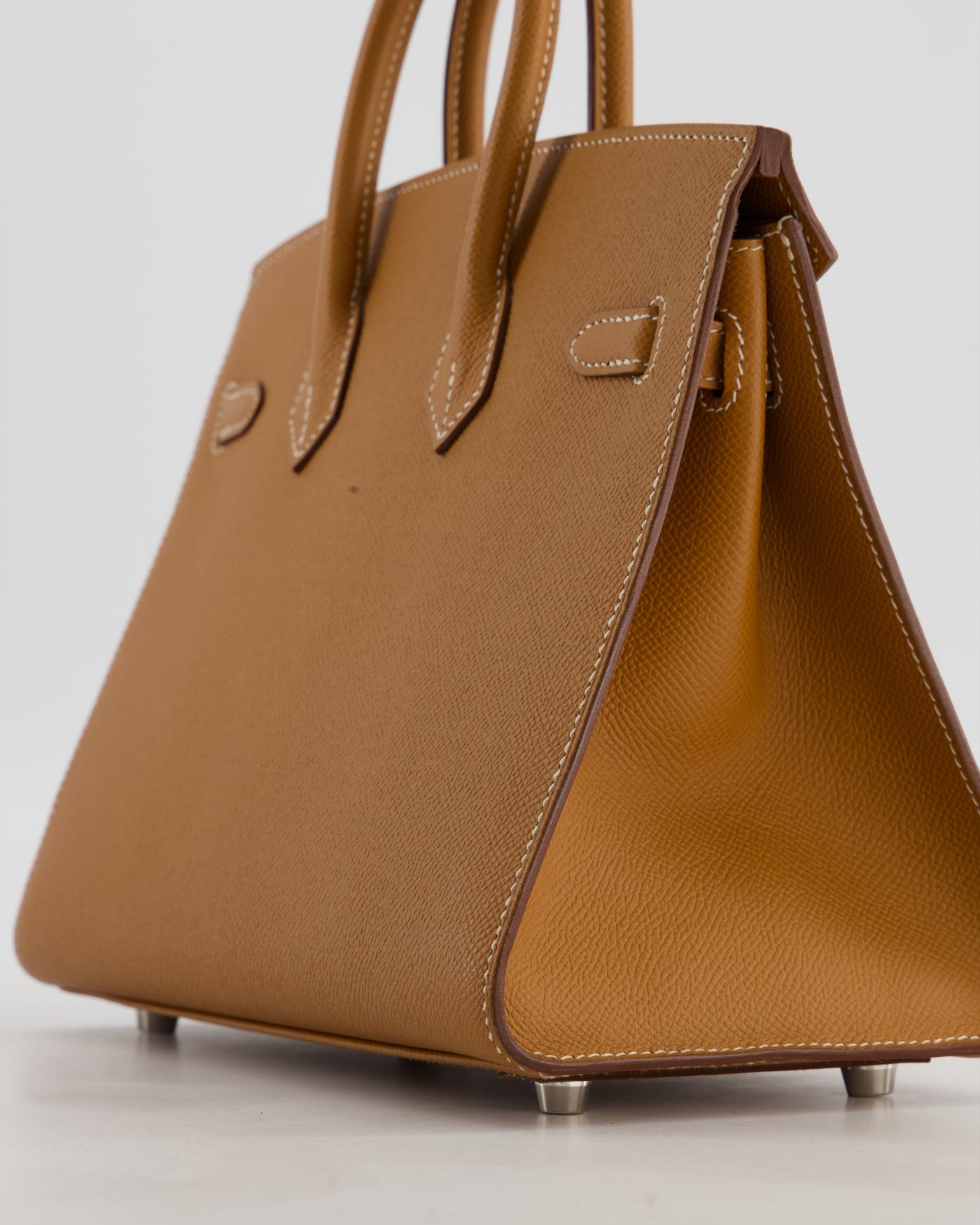 *RARE* Hermes Birkin 25 Sellier Bag in Gold Epsom Leather with Palladium Hardware - Product Image 12