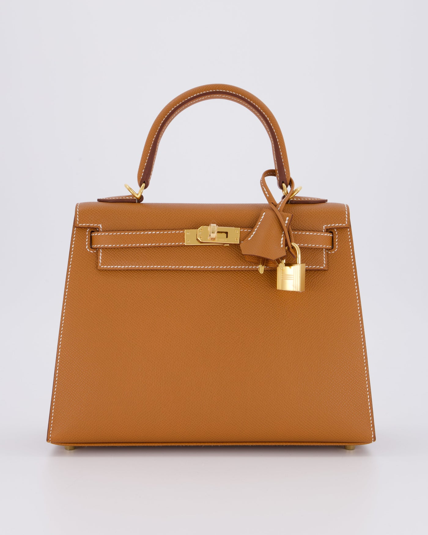 Hermes Kelly 25 Sellier Bag in Gold Epsom Leather with Gold Hardware - Product Image 2