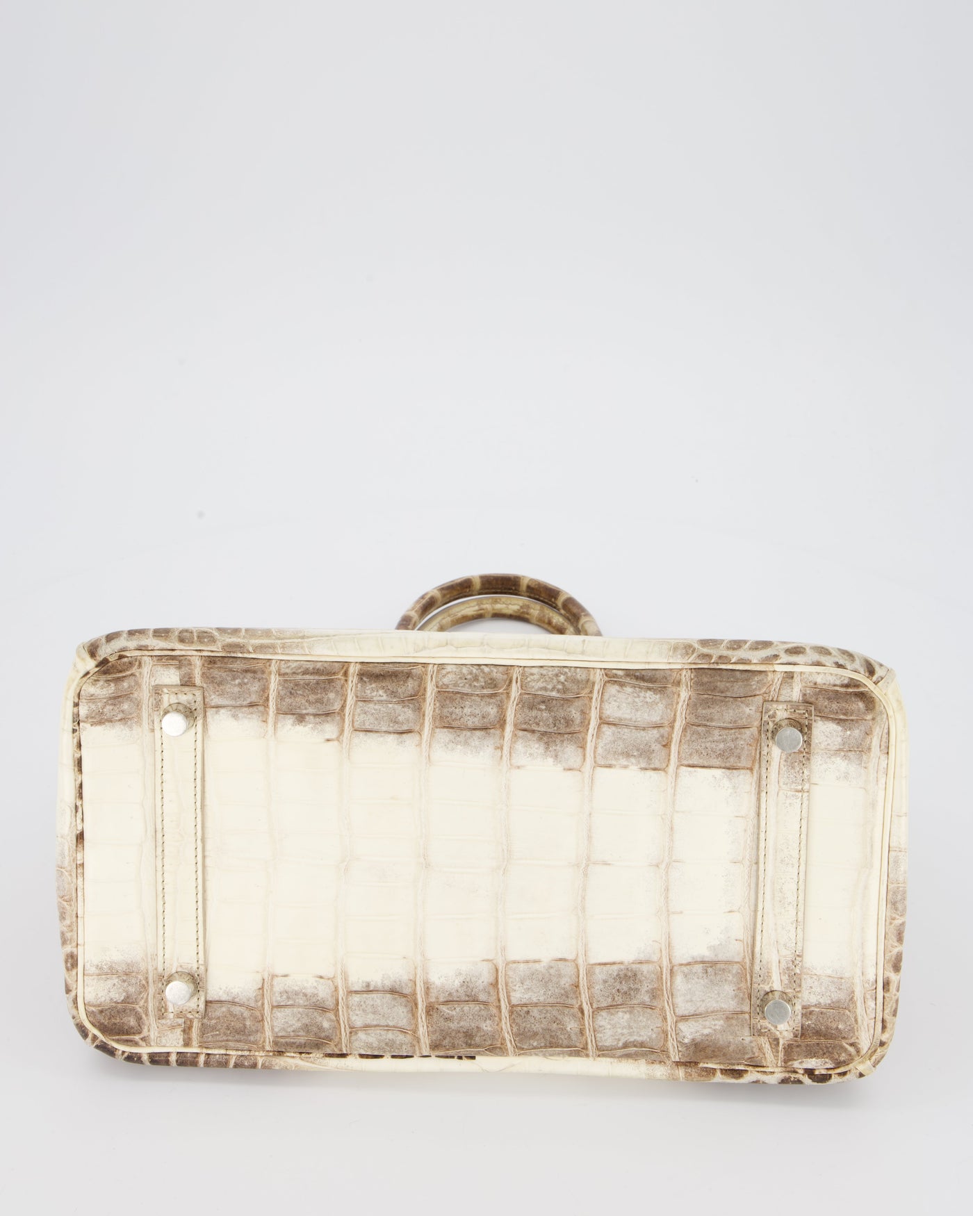 *SUPER RARE* Hermes Birkin 30 Retourne Bag in Himalaya Crocodile Niloticus Leather with Palladium Hardware - Product Image 26