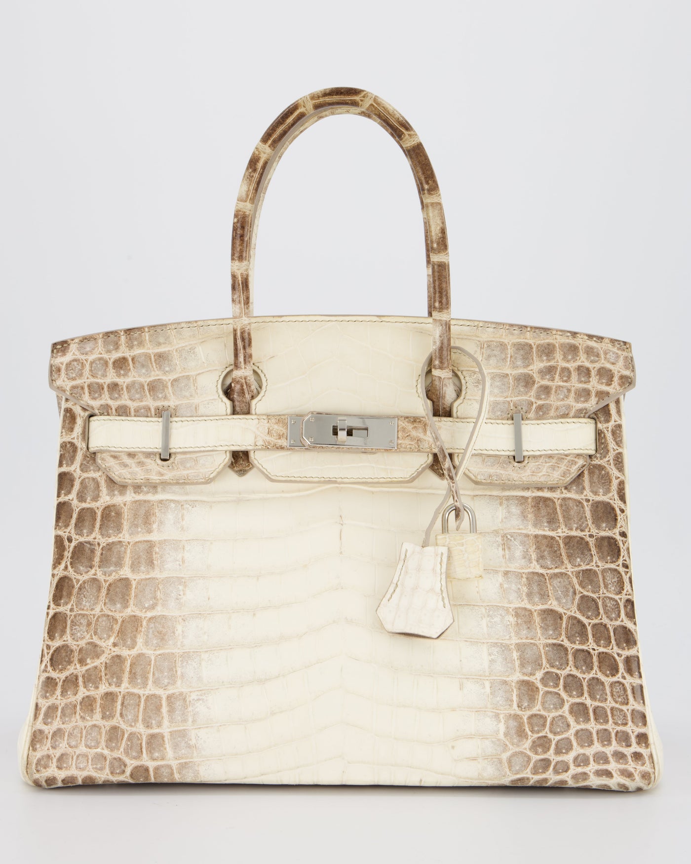 *SUPER RARE* Hermes Birkin 30 Retourne Bag in Himalaya Crocodile Niloticus Leather with Palladium Hardware - Product Image 3