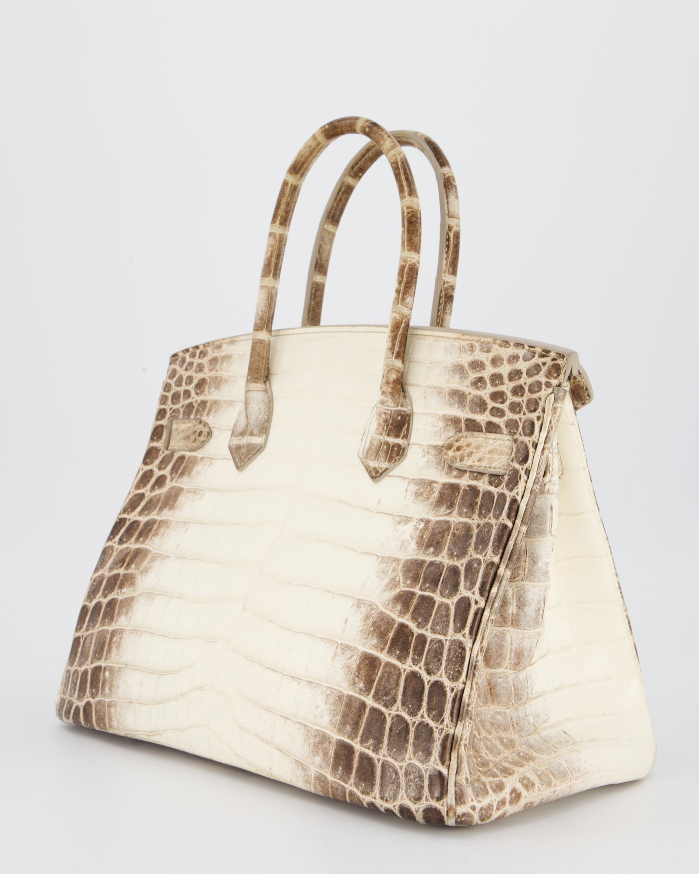 *SUPER RARE* Hermes Birkin 30 Retourne Bag in Himalaya Crocodile Niloticus Leather with Palladium Hardware - Product Image 7