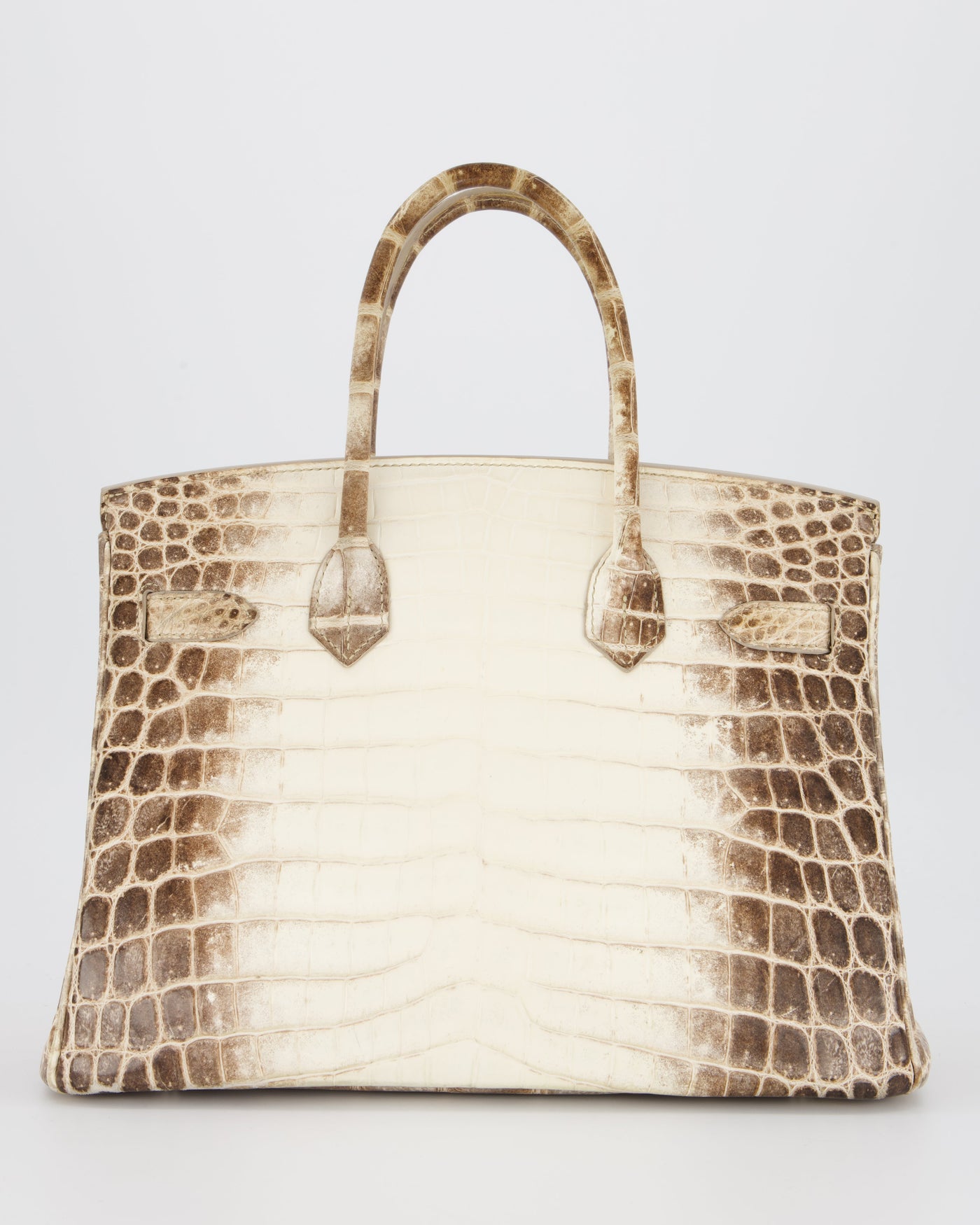 *SUPER RARE* Hermes Birkin 30 Retourne Bag in Himalaya Crocodile Niloticus Leather with Palladium Hardware - Product Image 8