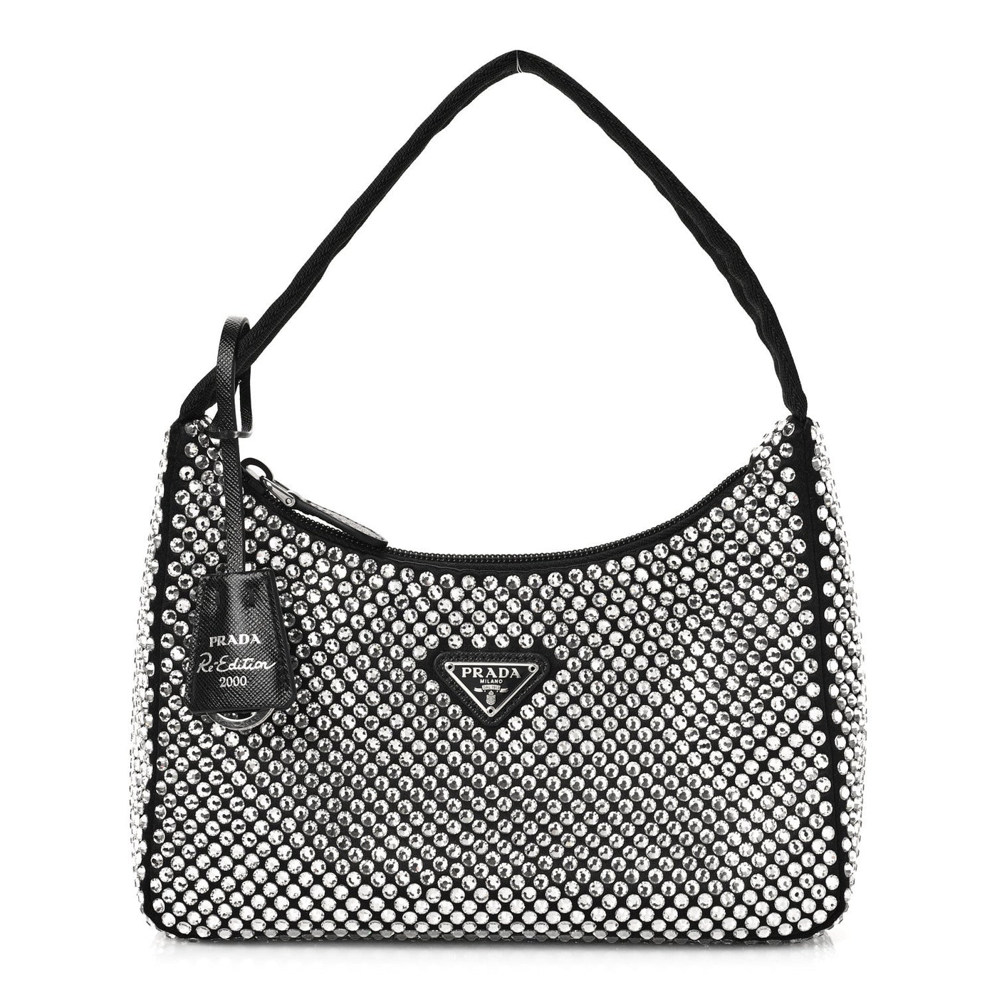 PRADA SATIN CRYSTAL EMBLISHED RE-EDITION HANDBAG - Product Image 2