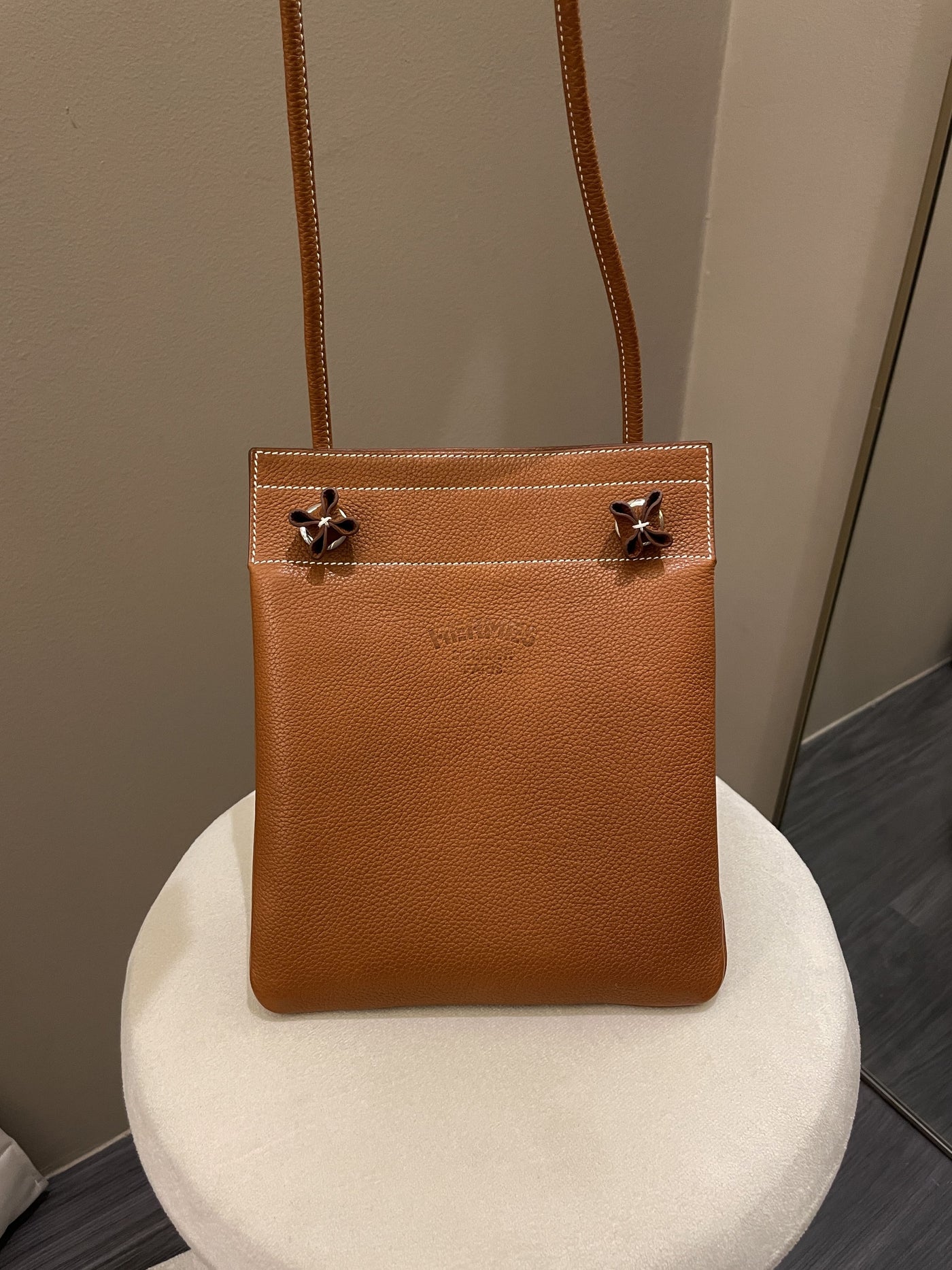 Hermes Aline Bag Fauve Barenia - Product Image 2