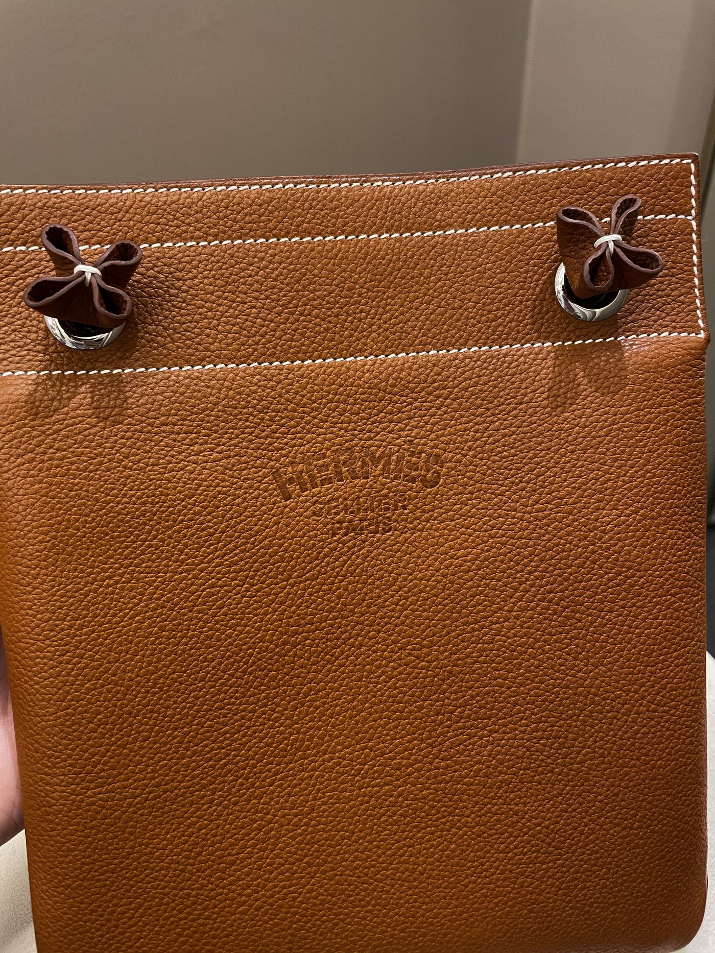 Hermes Aline Bag Fauve Barenia - Product Image 3