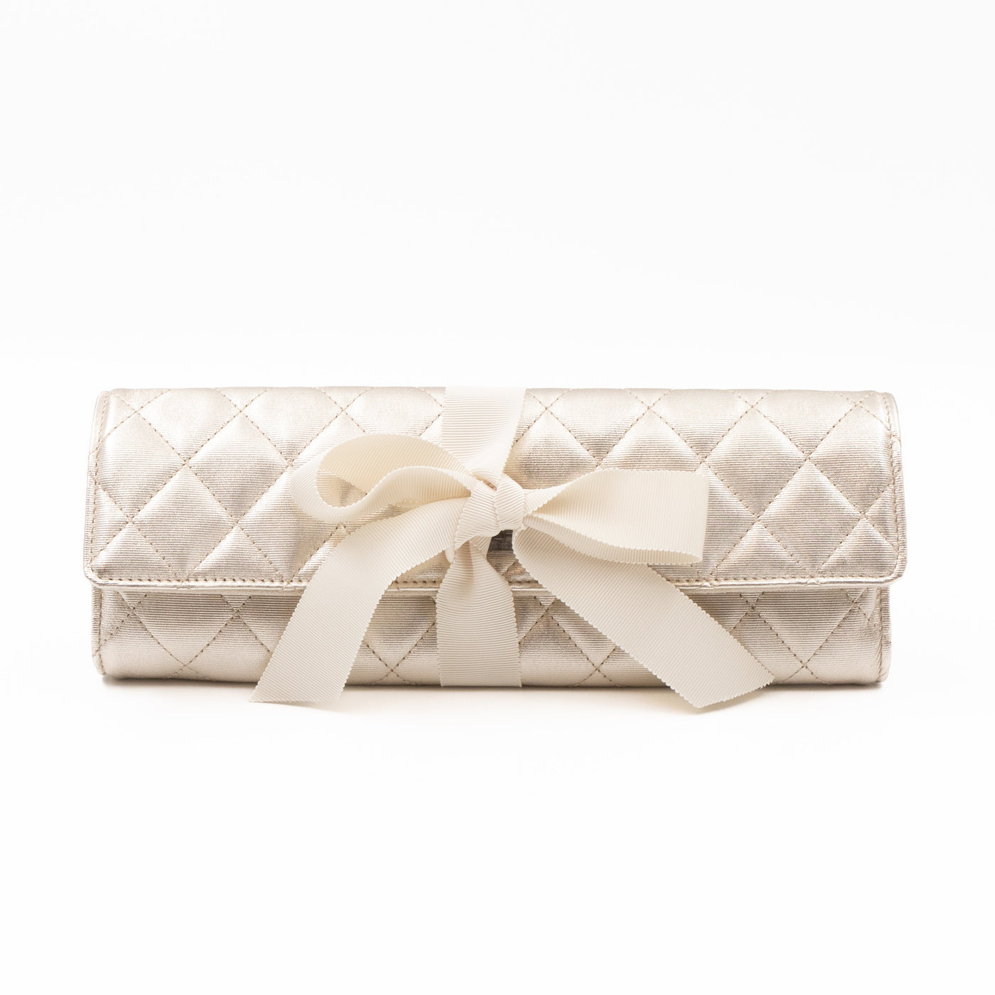 2.55 Jewelry Case Clutch Silver | Studio Nafay