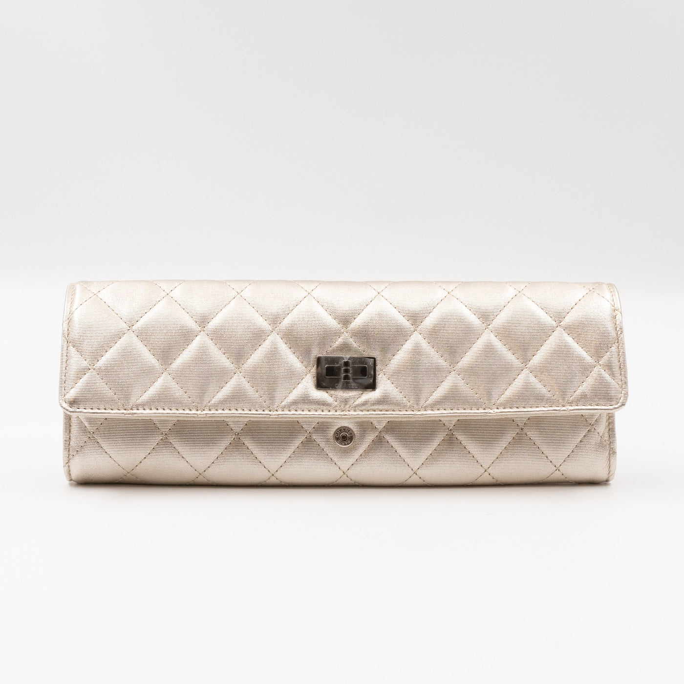 2.55 Jewelry Case Clutch Silver - Product Image 3