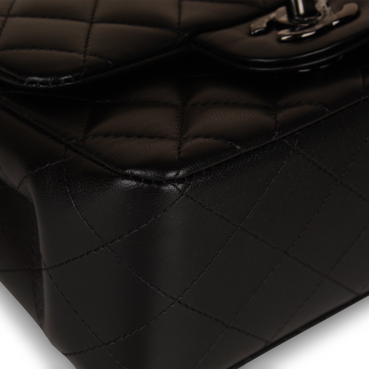 Classic Flap Bag - Mini Square So Black - Product Image 5