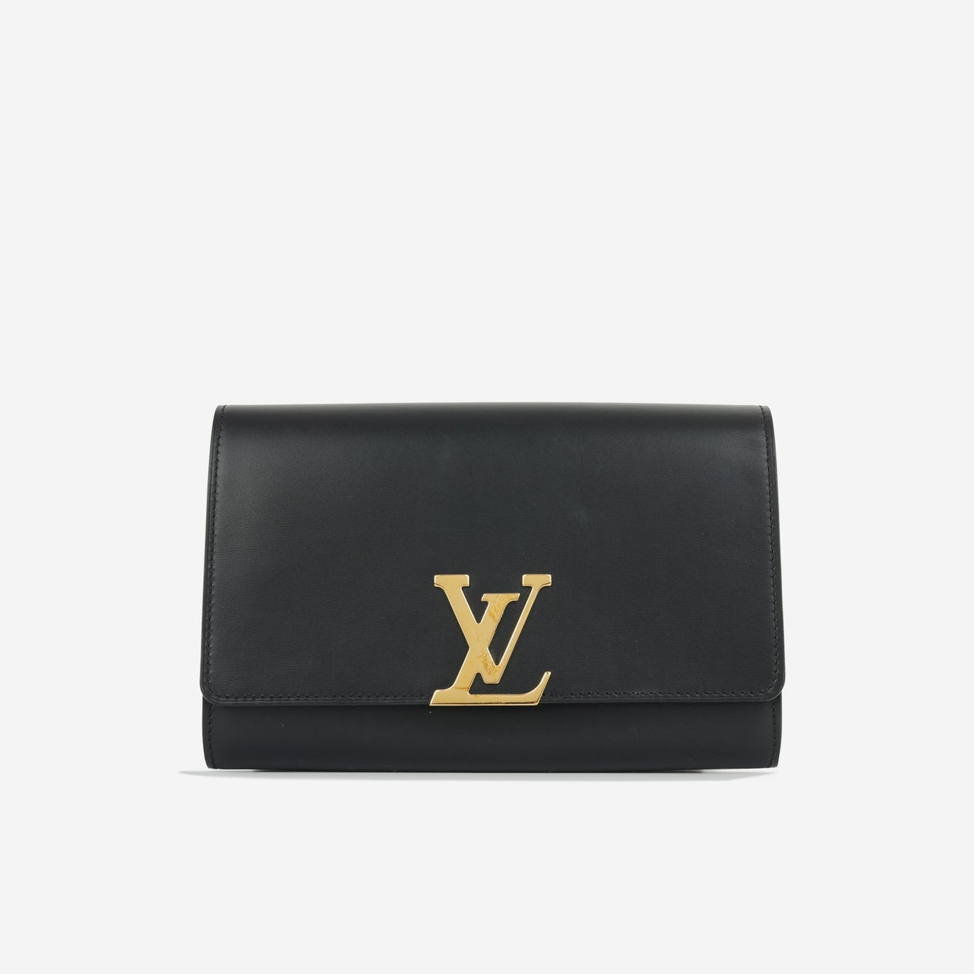 Louis Vuitton Louis Vuitton - Chain Louise Clutch - Black Calfskin GHW | Studio Nafay