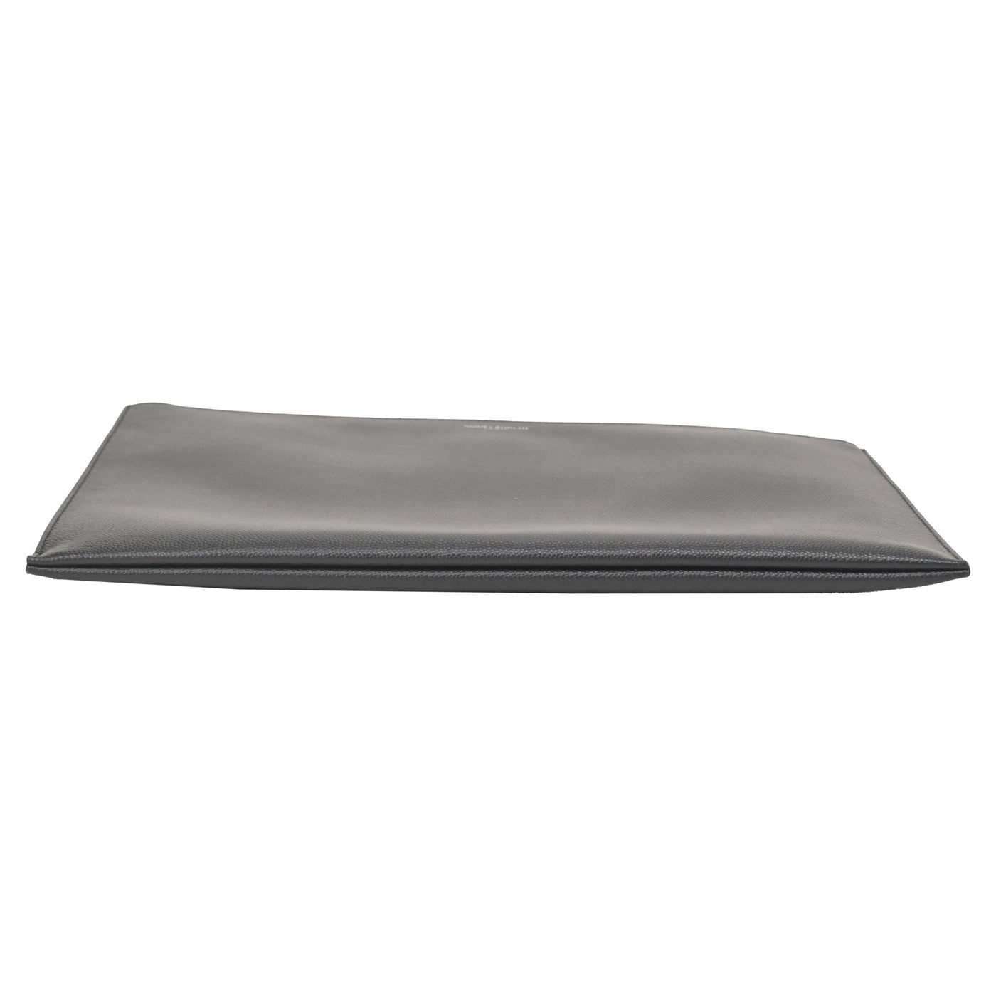 Saint Laurent Letters Large Zip Clutch in Black Leather - Product Image 4