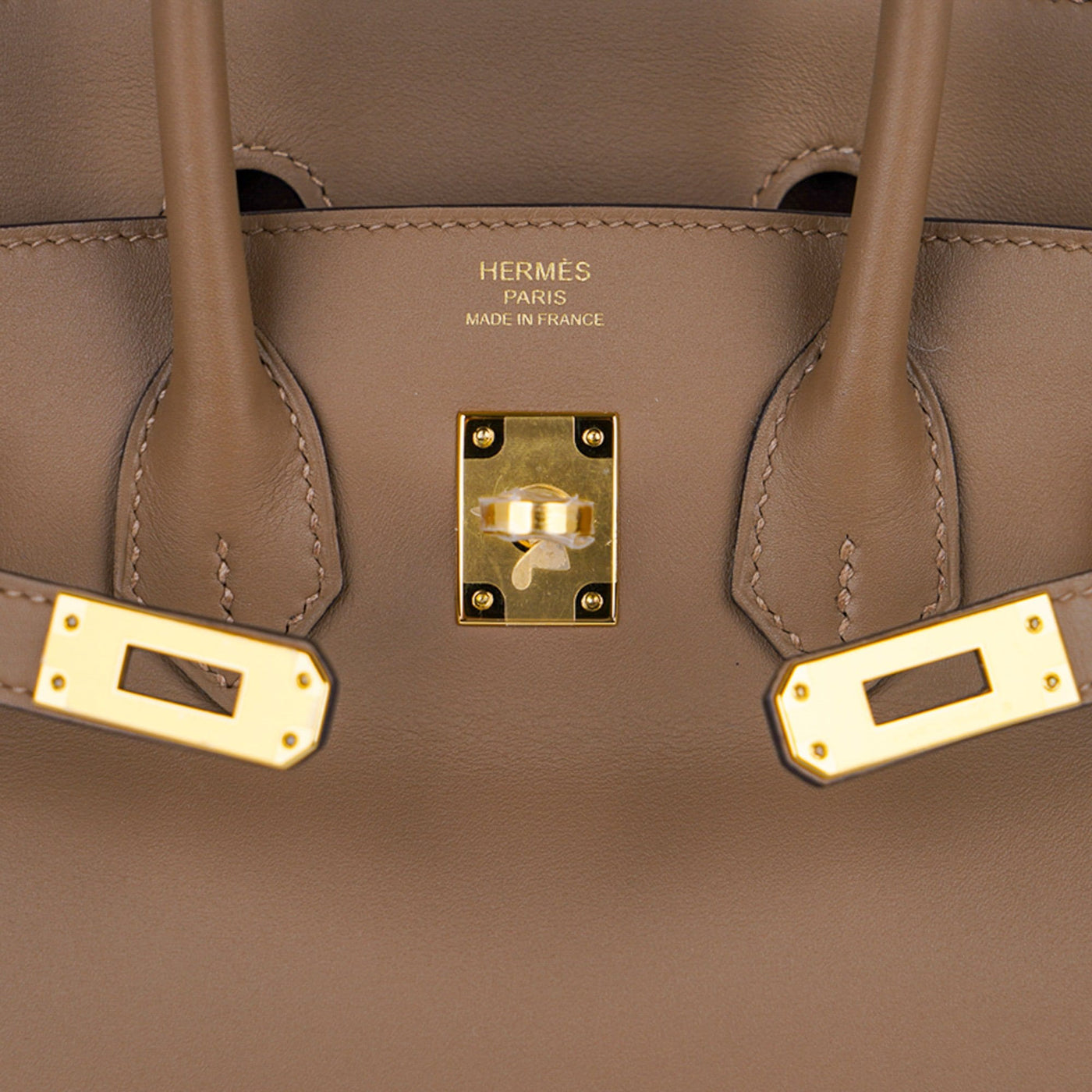 Hermes Birkin 25 Beige De Weimar Veau Jonathan Leather Gold Hardware - Product Image 4