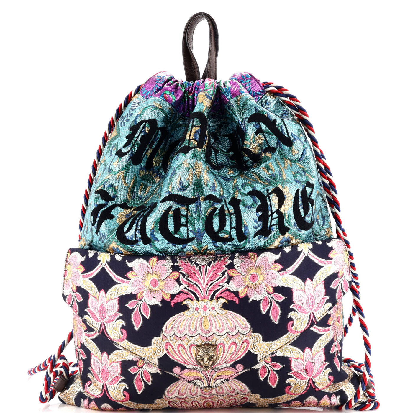 Gucci Drawstring Backpack Brocade Large | Studio Nafay