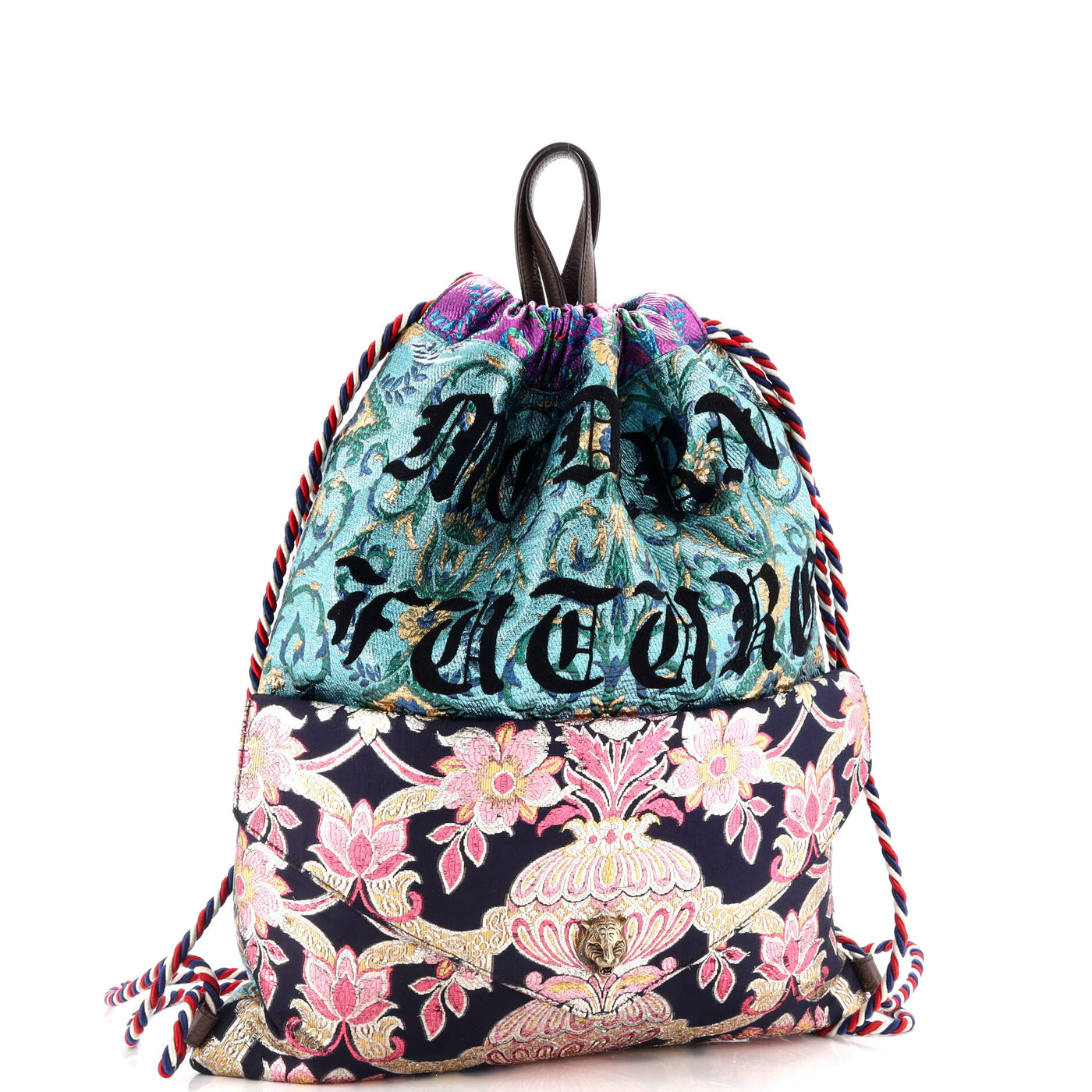Gucci Drawstring Backpack Brocade Large - Product Image 3
