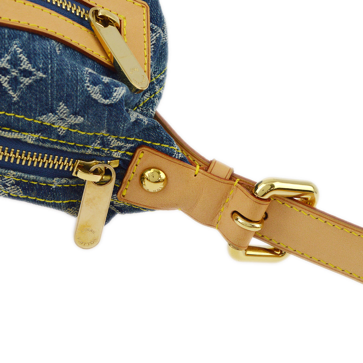 Louis Vuitton Monogram Denim Baggy PM in Blue