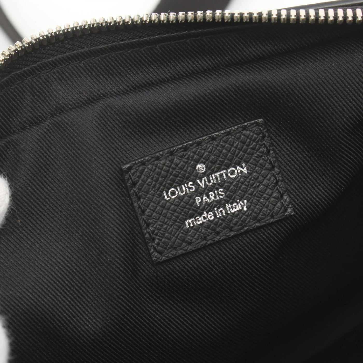 Louis Vuitton Noir Leather Fanny Pack
