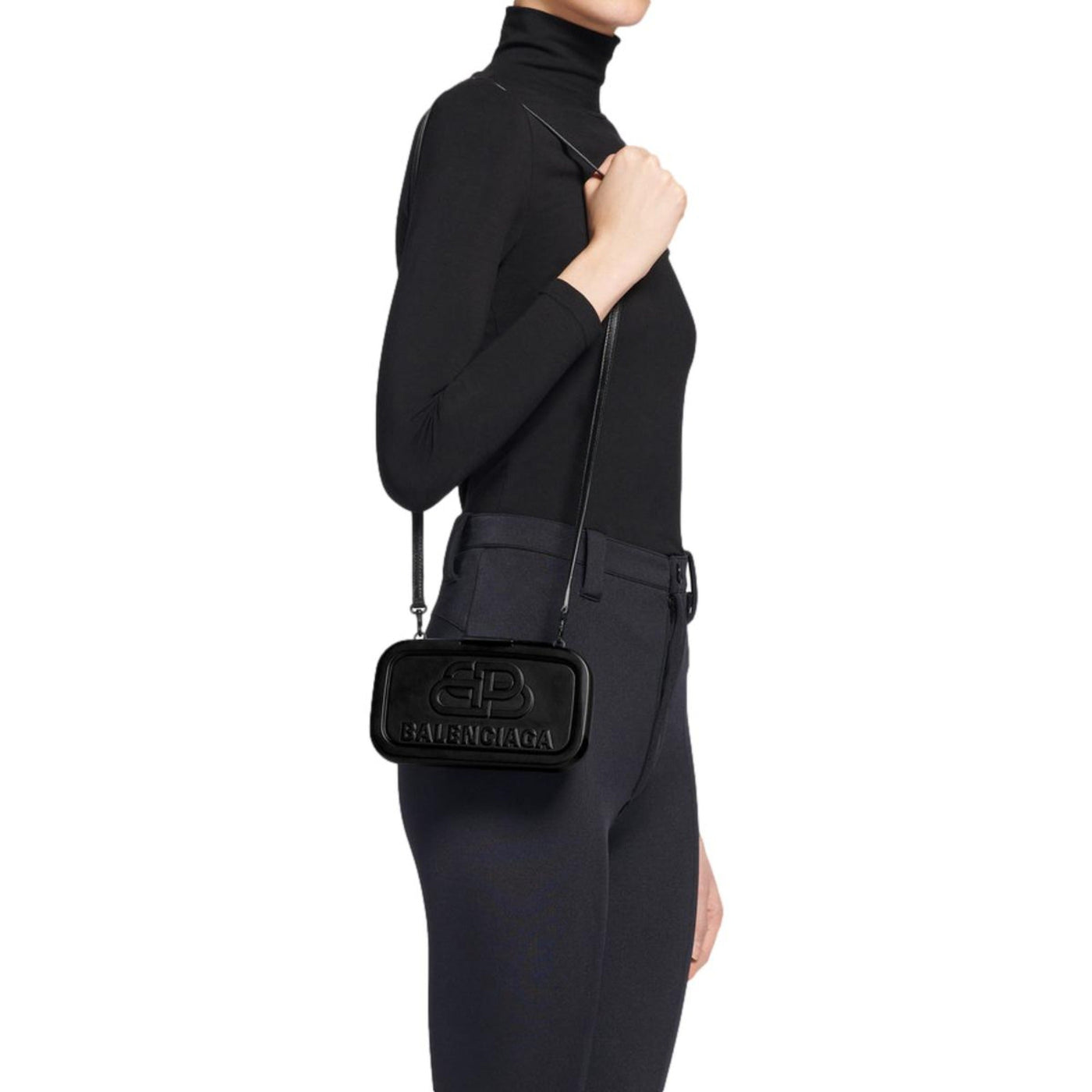 Balenciaga Lunch Box Black Small Shoulder Bag - Product Image 2