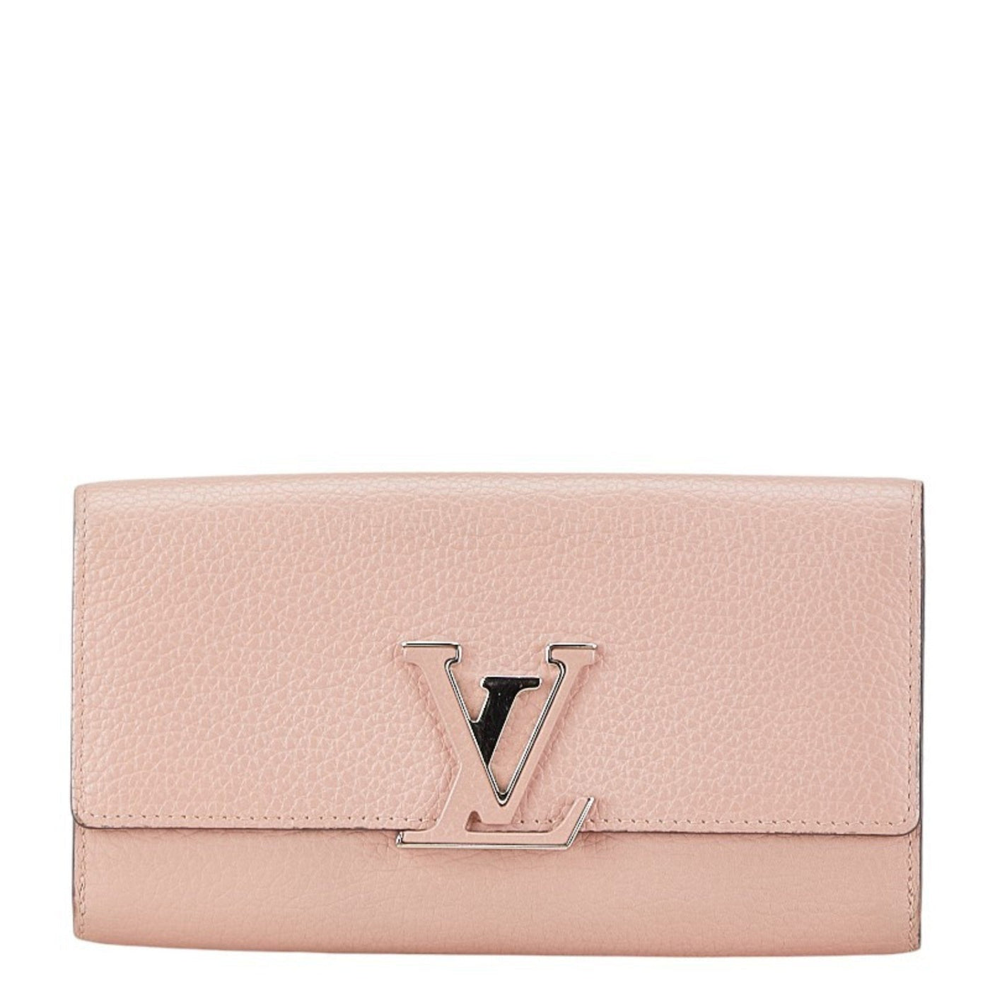 Louis Vuitton Leather Long Wallet (Bi-Fold)