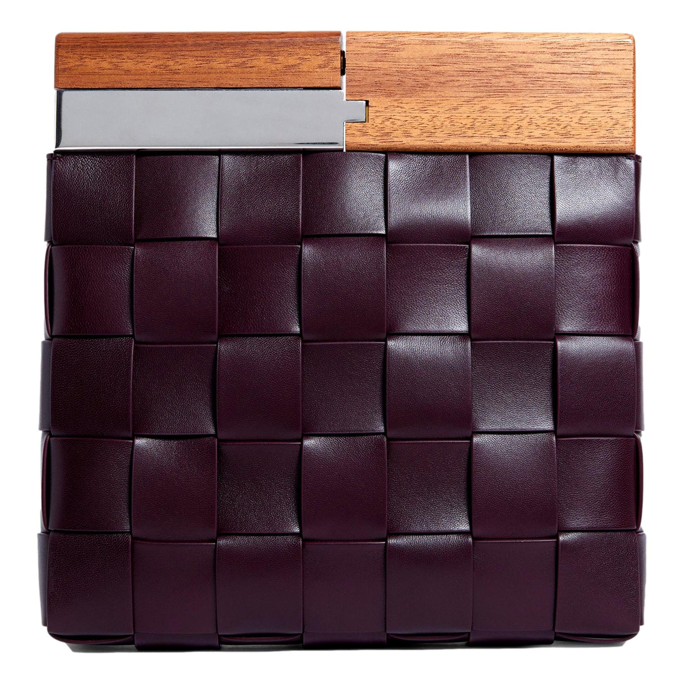 Bottega Veneta 'BV SNAP' Burgundy Mogano Grape Handbag - Product Image 6