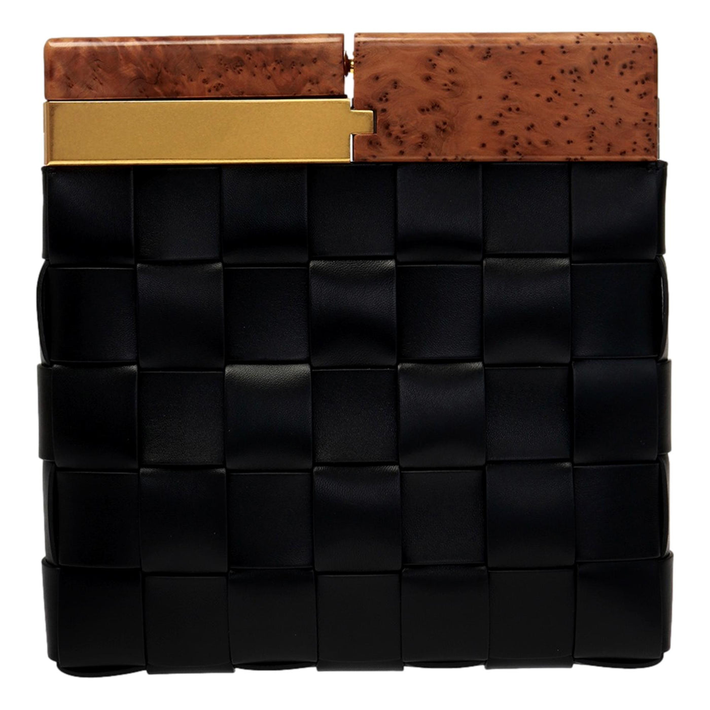 Bottega Veneta 'BV SNAP' Mogano Black Clutch - Product Image 5
