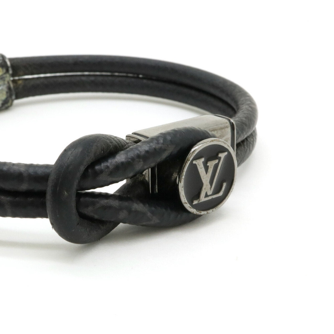 Louis Vuitton Monogram Eclipse Metal Monogram Eclipse Charm Bracelet