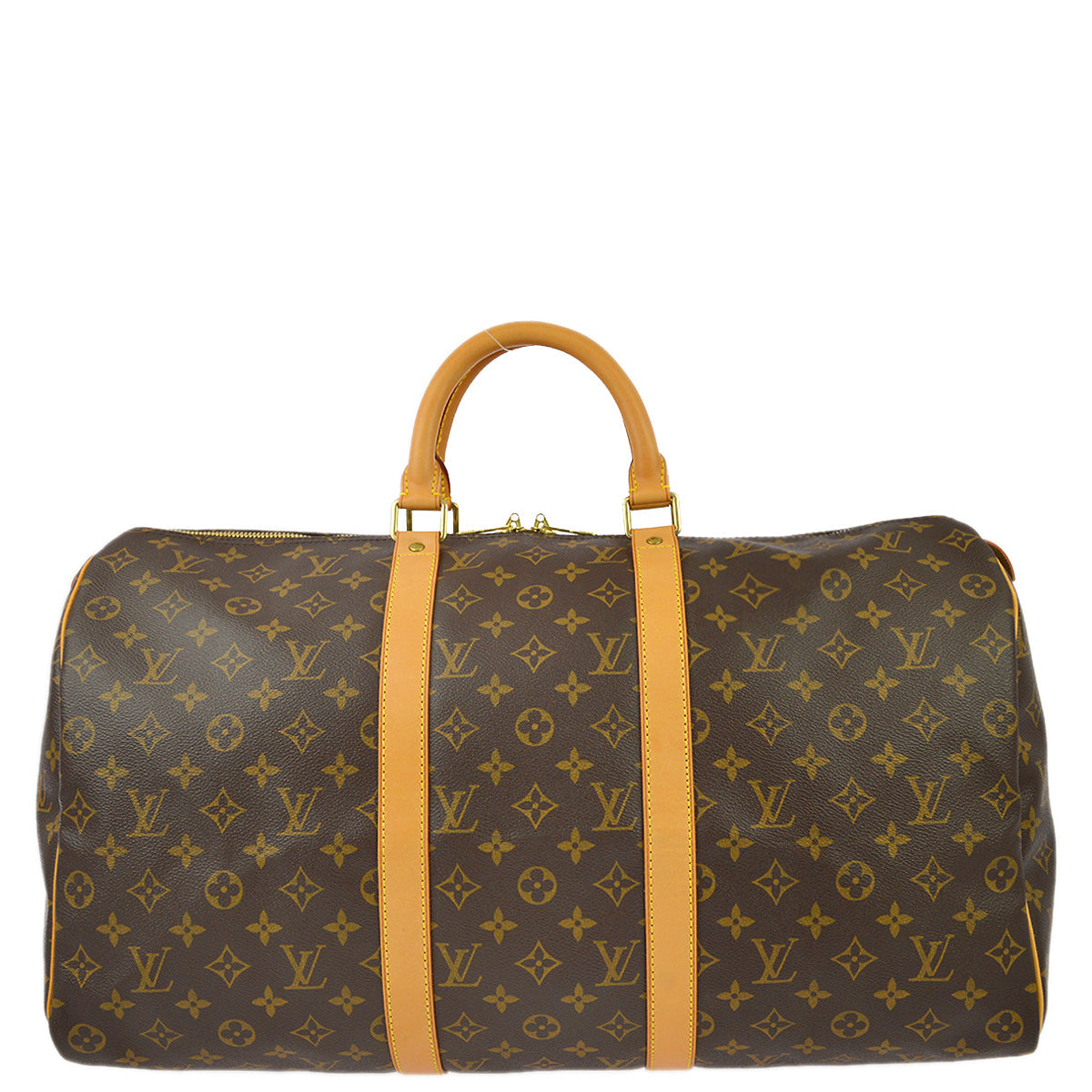 Louis Vuitton Monogram Keepall 50 Duffle Travel Handbag