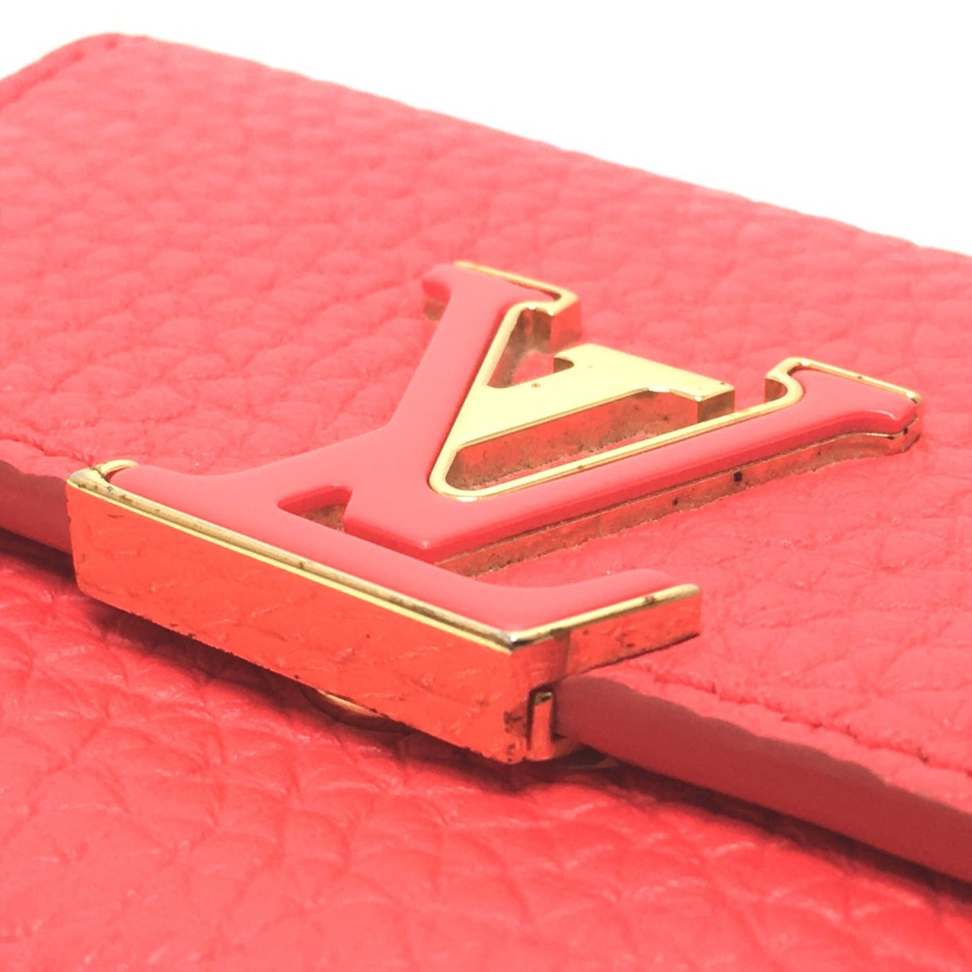 Louis Vuitton Leather Wallet (Tri-Fold)