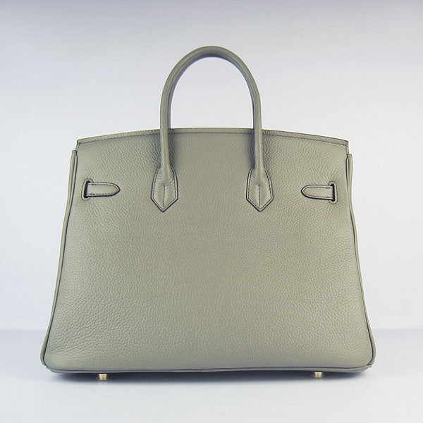 Hermes Birkin 30cm Togo Leather Handbags Dark Grey Golden - Product Image 4