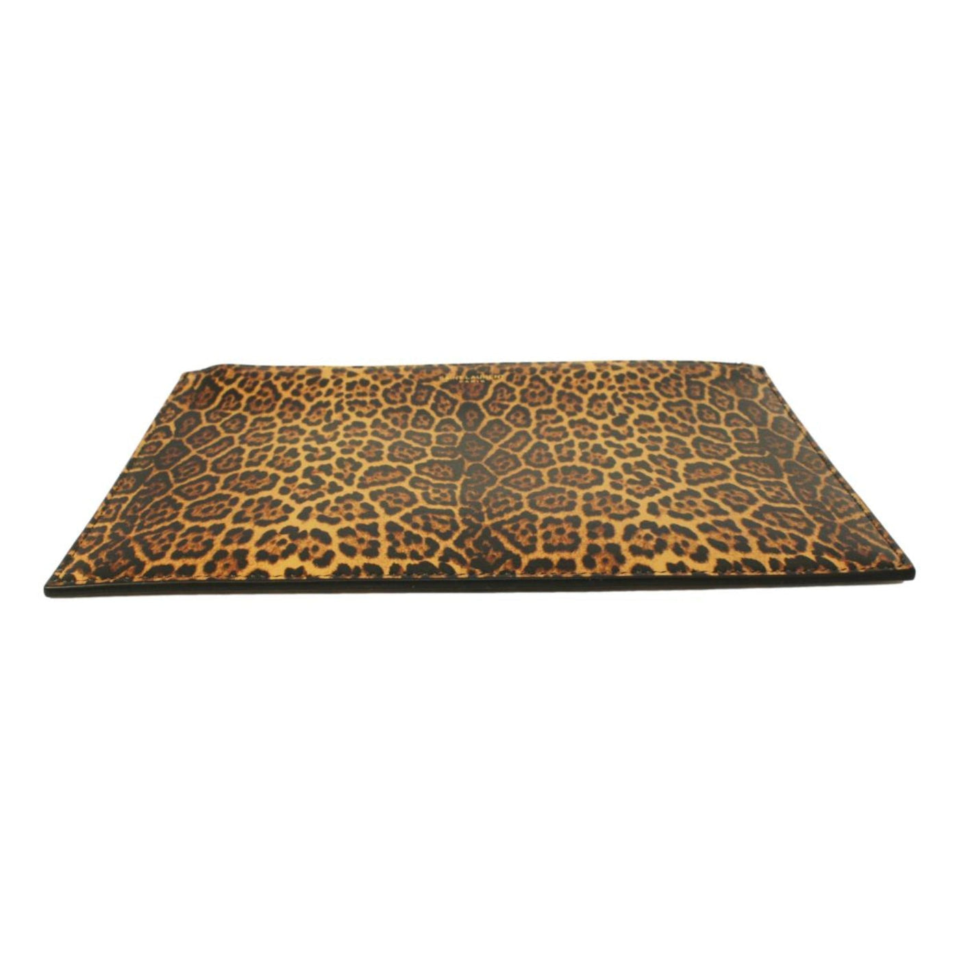 Saint Laurent Leopard Printed Calfskin Leather Medium Pouch - Product Image 4