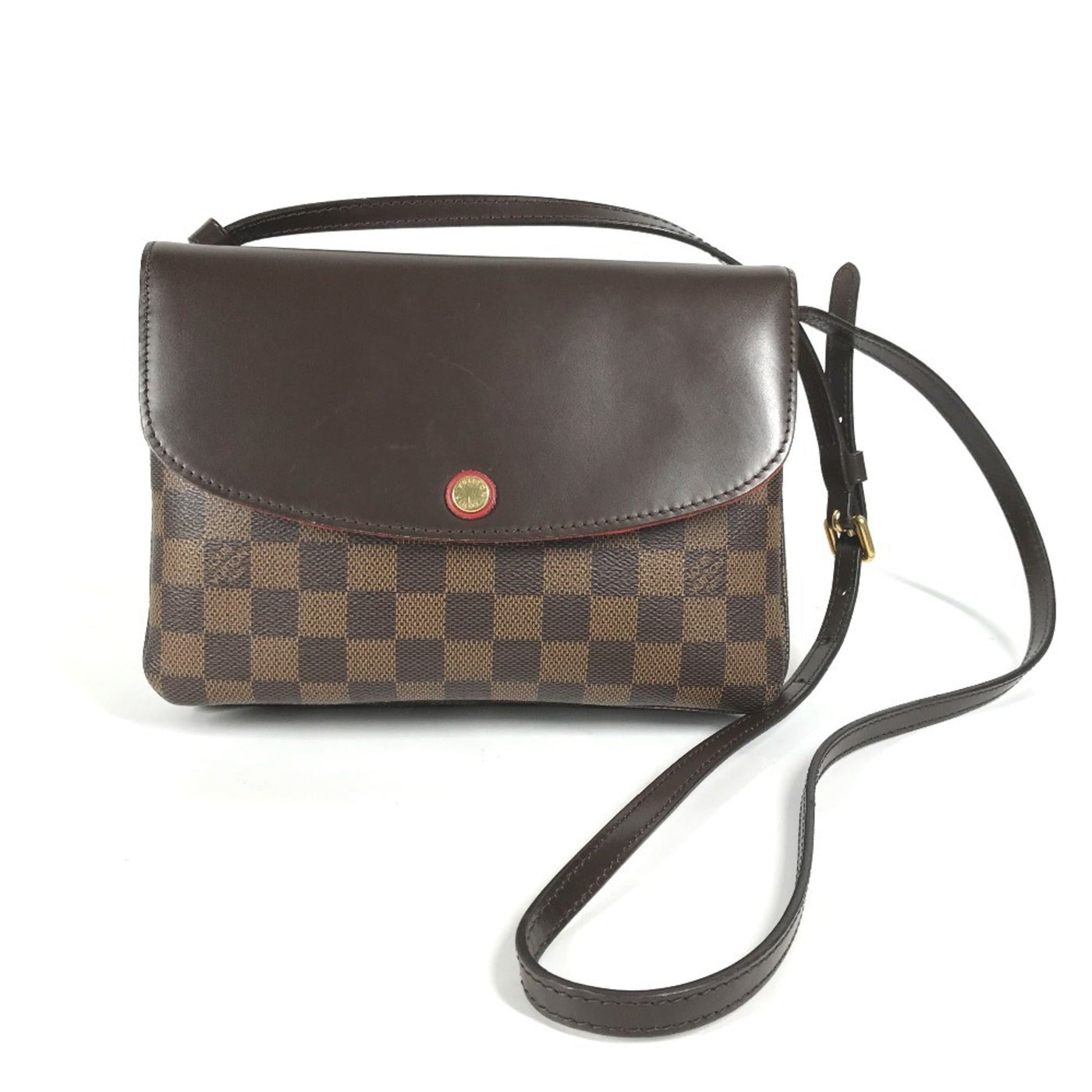Louis Vuitton Ebene Damier Canvas Pochette Shoulder Bag