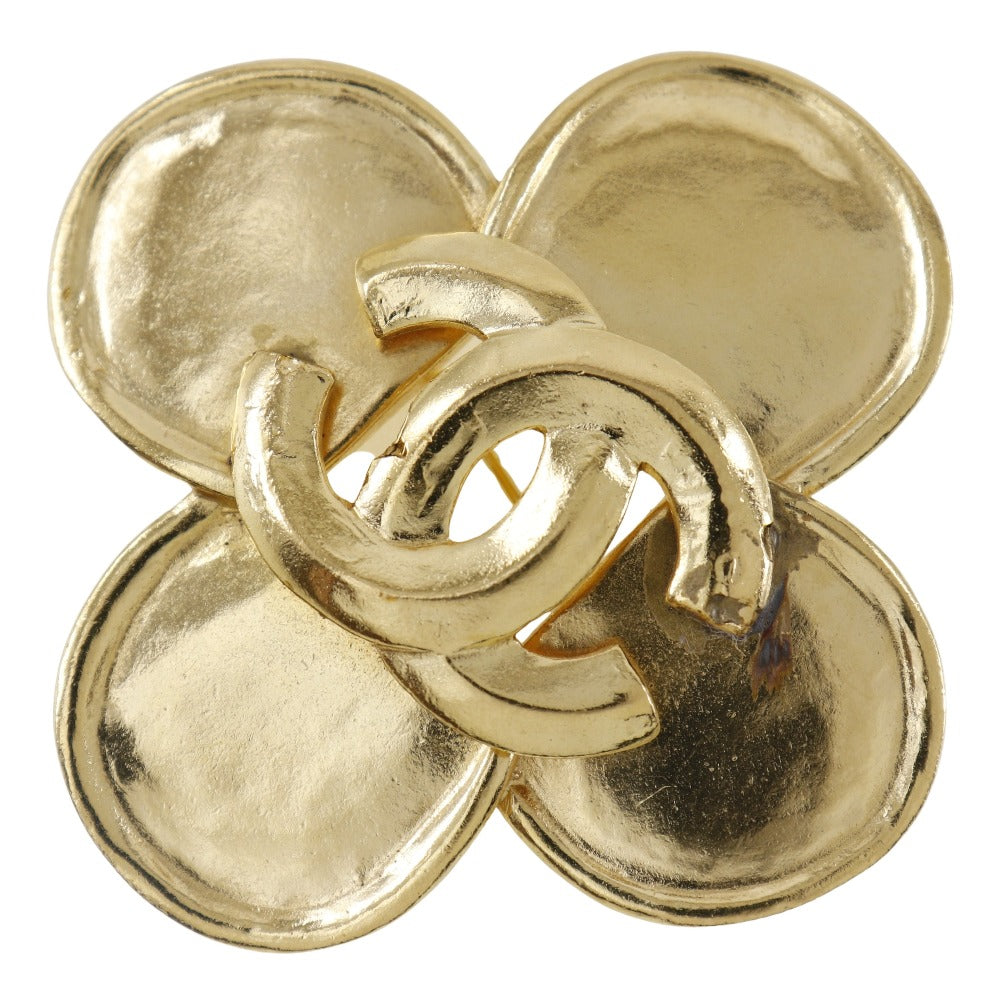 Chanel CHANEL Clover Brooch G 96P 28.8g Clover | Studio Nafay