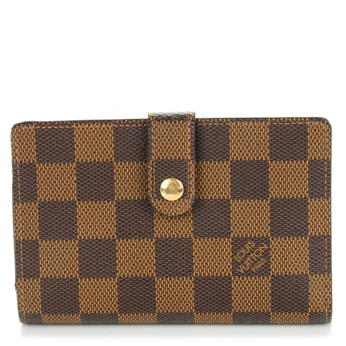 Louis Vuitton Damier Portefeuille Viennois Wallet Purse in Brown