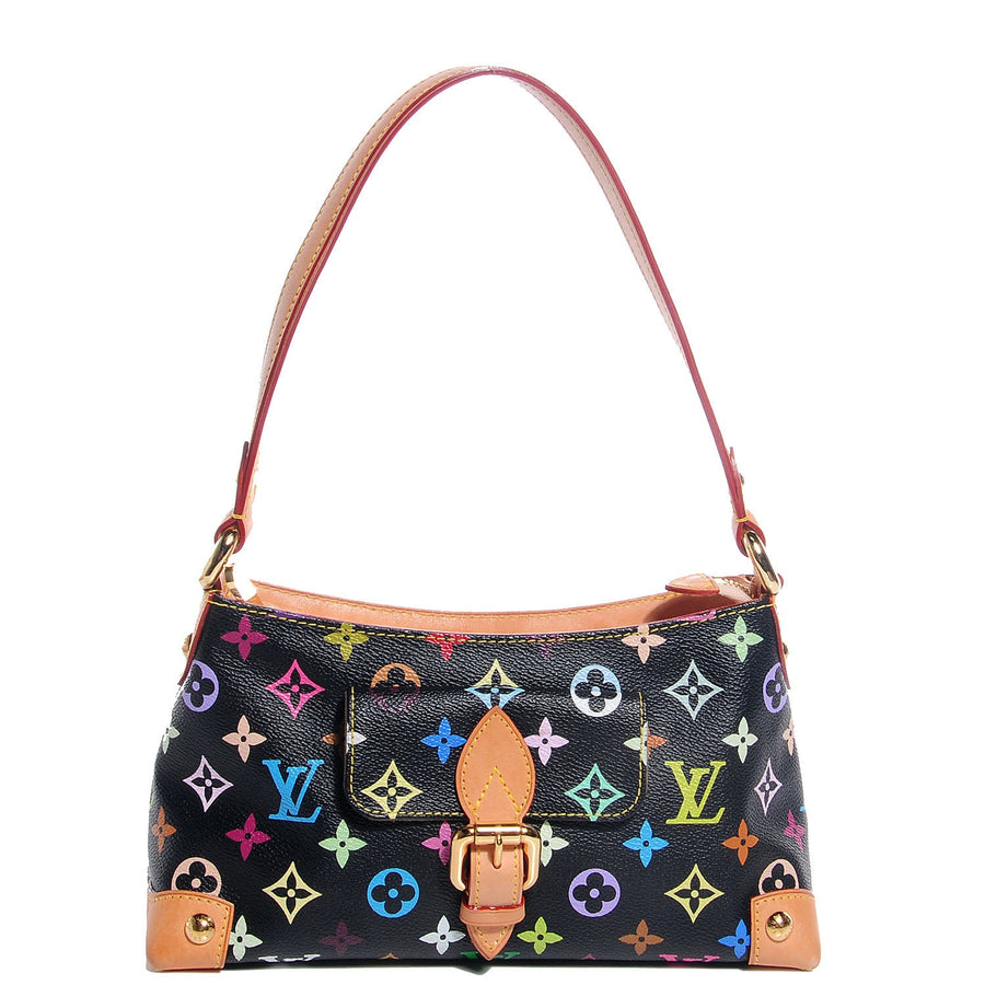 Louis Vuitton Monogram Multicolor Eliza Handbag in Black