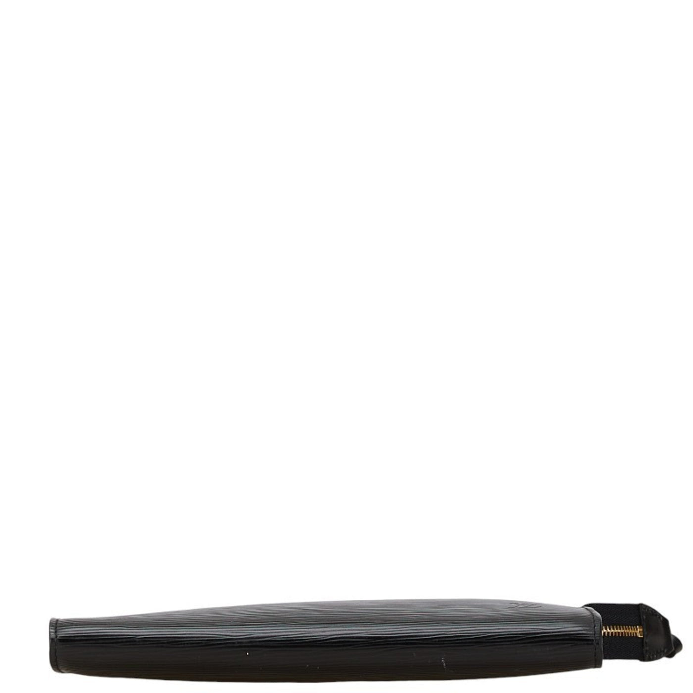 Louis Vuitton Noir Cuir Ombre Leather Handbag Pochette Pouch