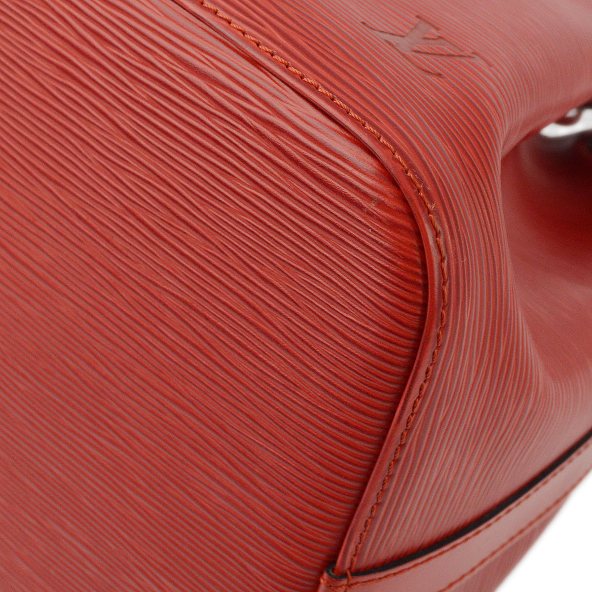 Louis Vuitton Red Epi Petite Noe Bucket Shoulder Bag
