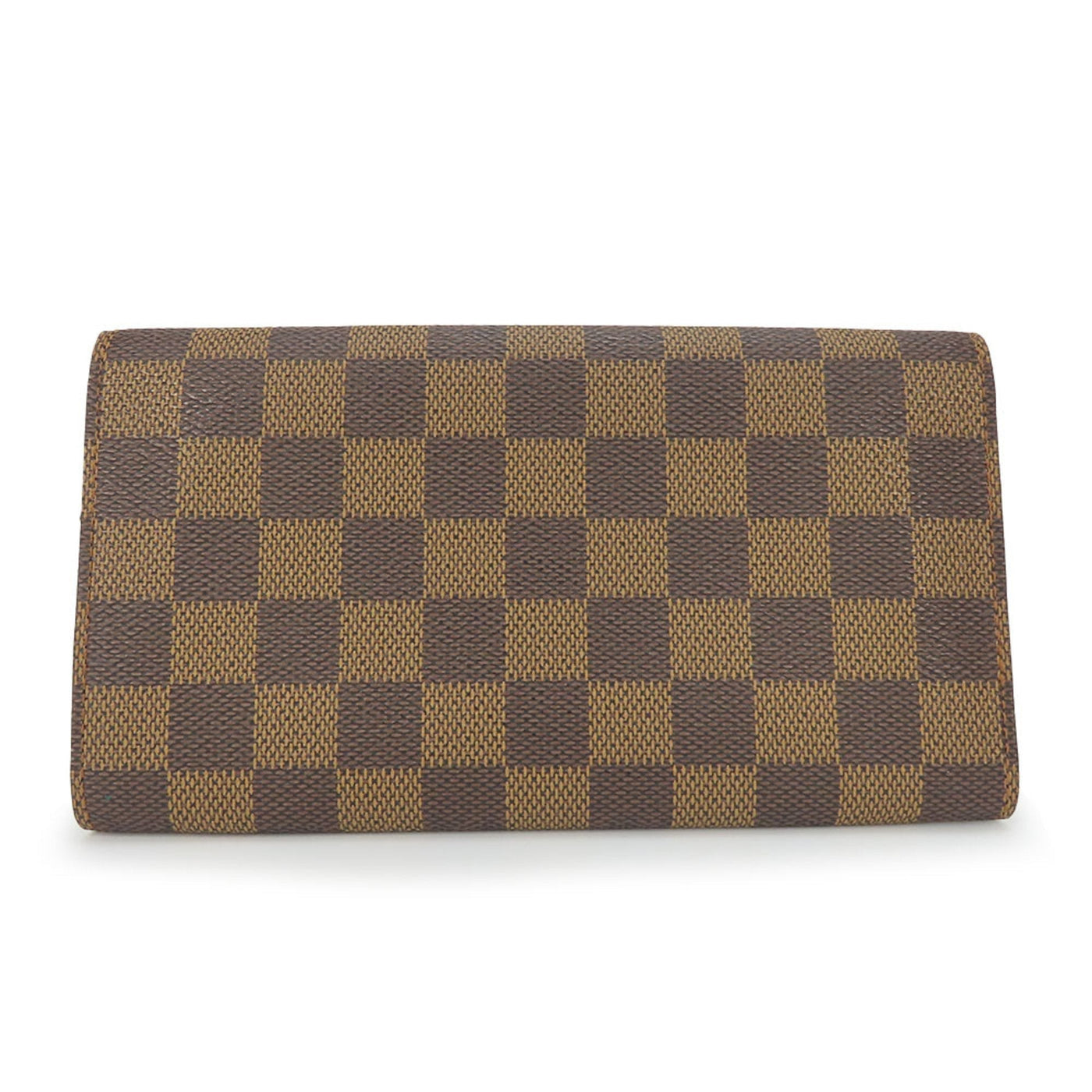 Louis Vuitton Ebene Damier Canvas Long Wallet (Bi-Fold)