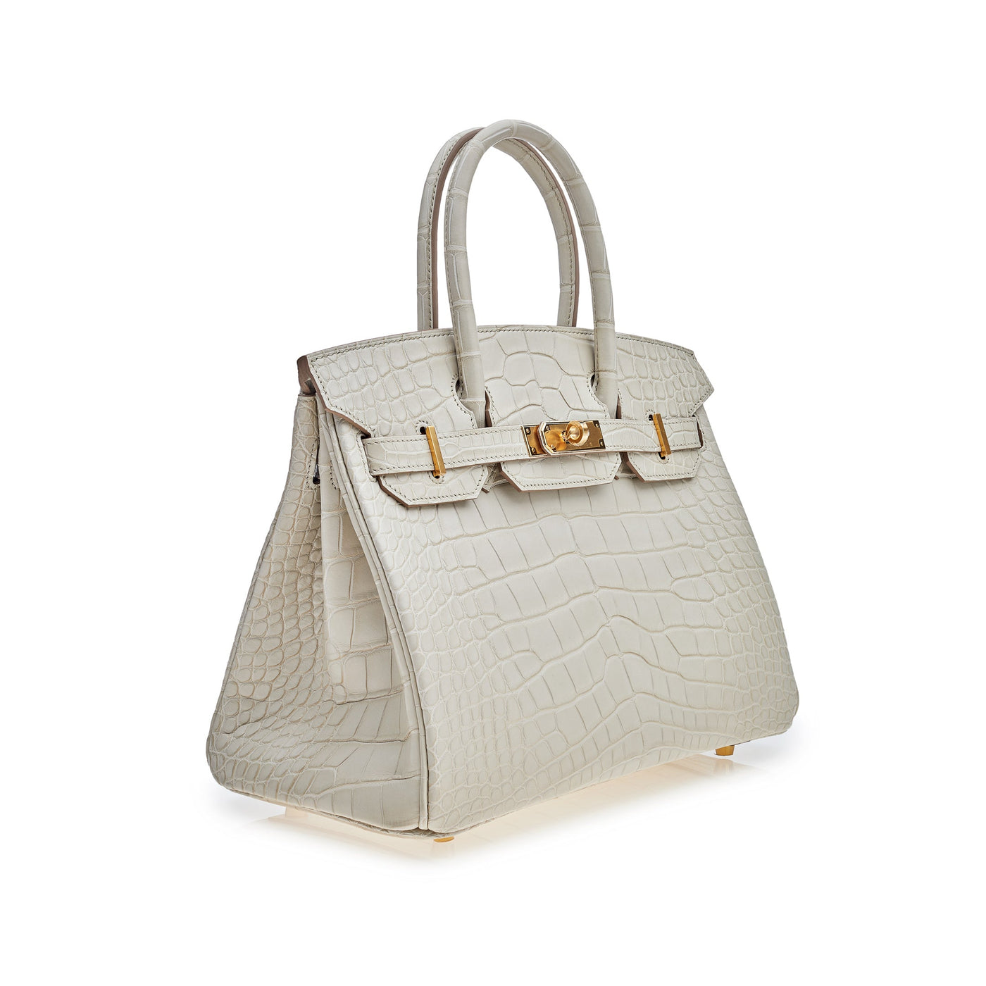 Hermes Birkin 30 Beton Matte Alligator Mississippiensis Gold Hardware - Product Image 4