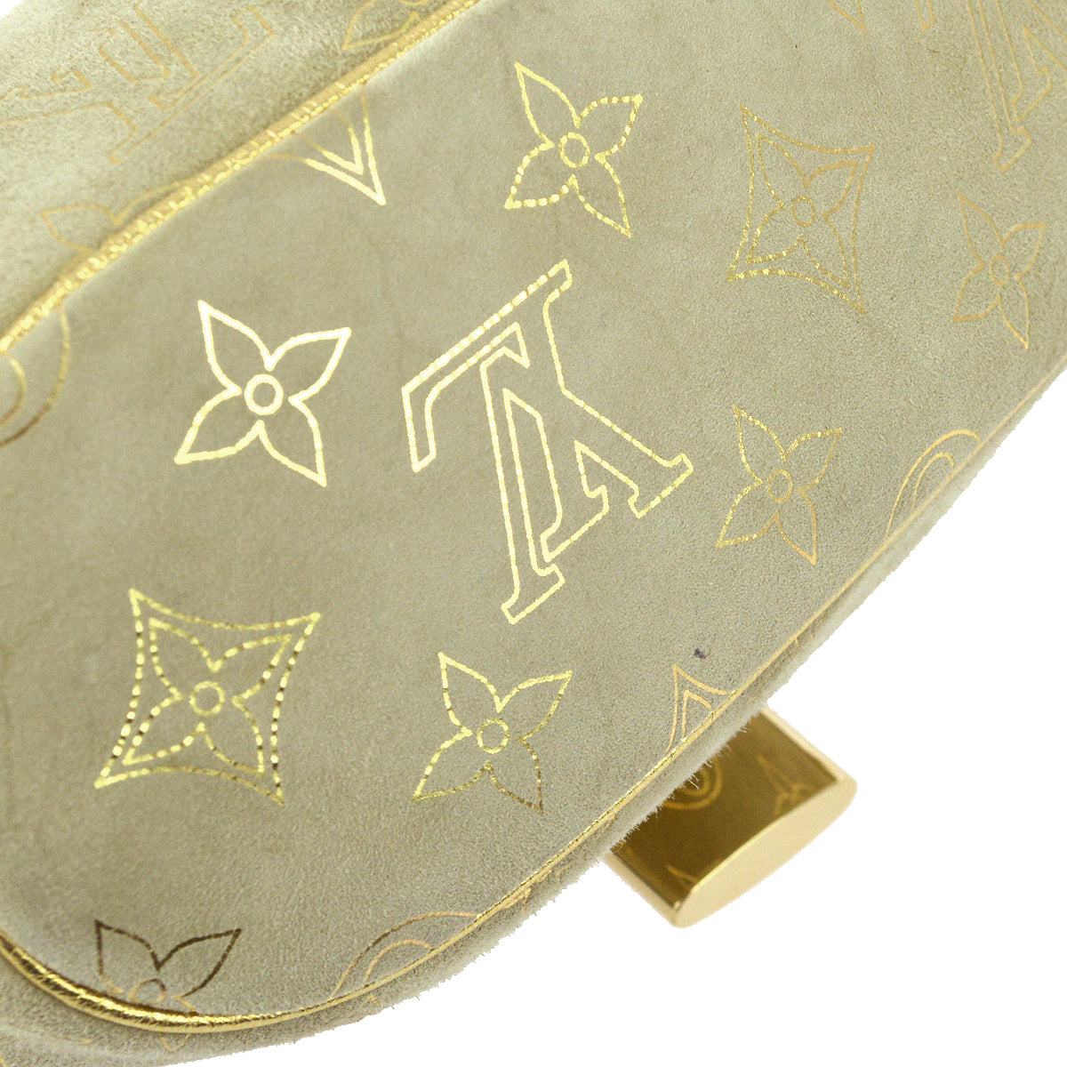 Louis Vuitton Beige Suede Extraordinaire Theda PM Handbag