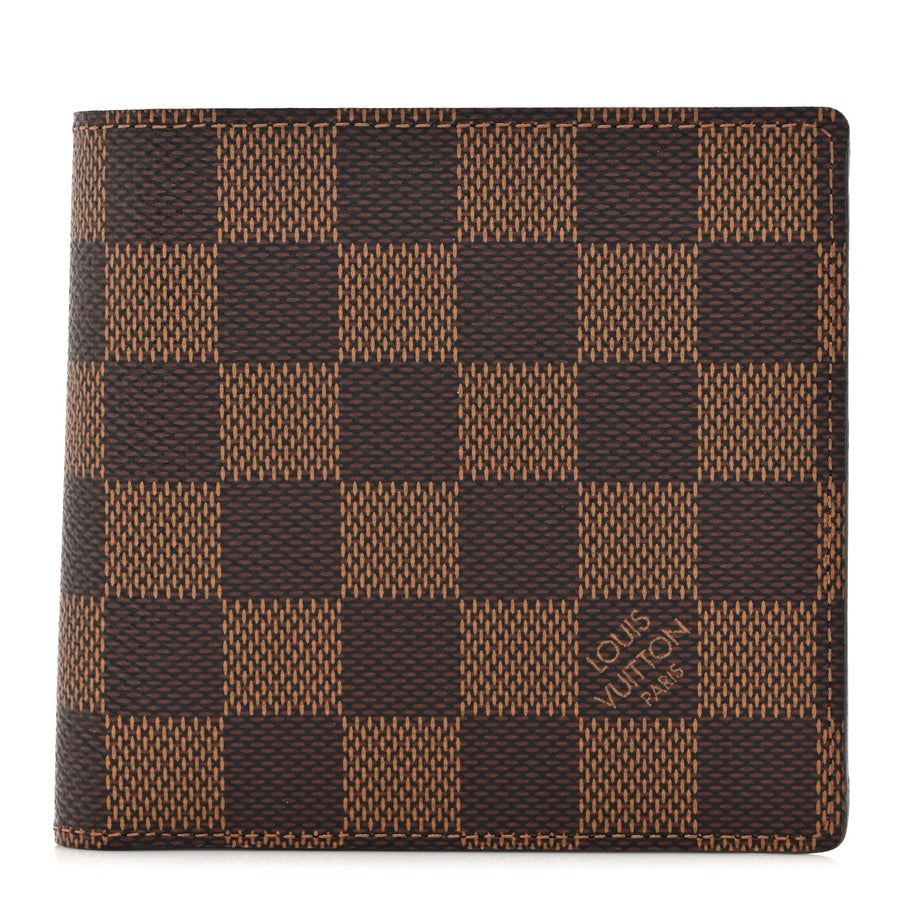 Louis Vuitton Damier Portefeuille Marco in Brown