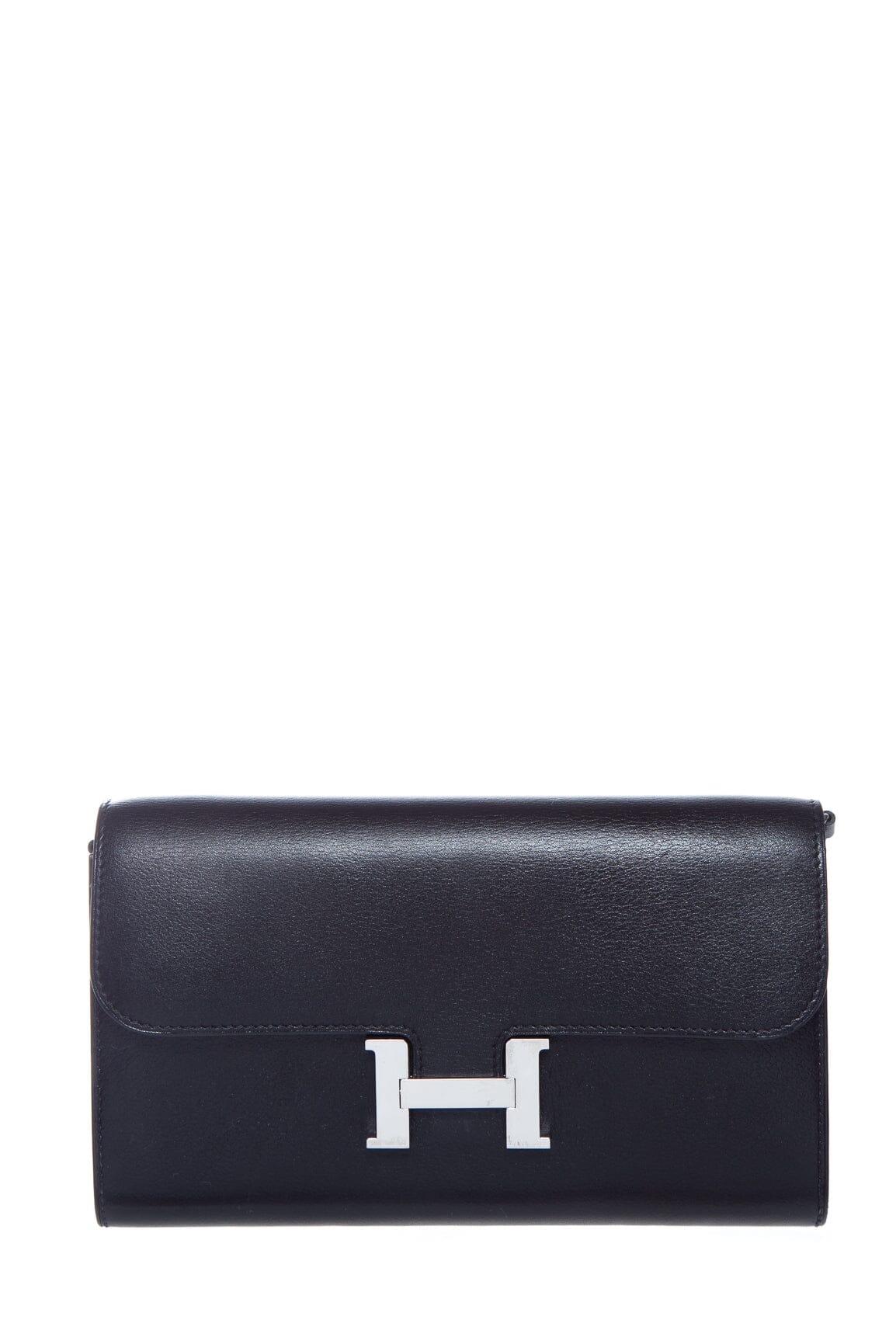 Hermès Black Leather Constance Wallet To Go Handbag | Studio Nafay