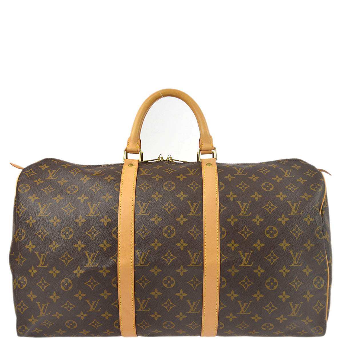 Louis Vuitton Monogram Keepall 50 Duffle Travel Handbag